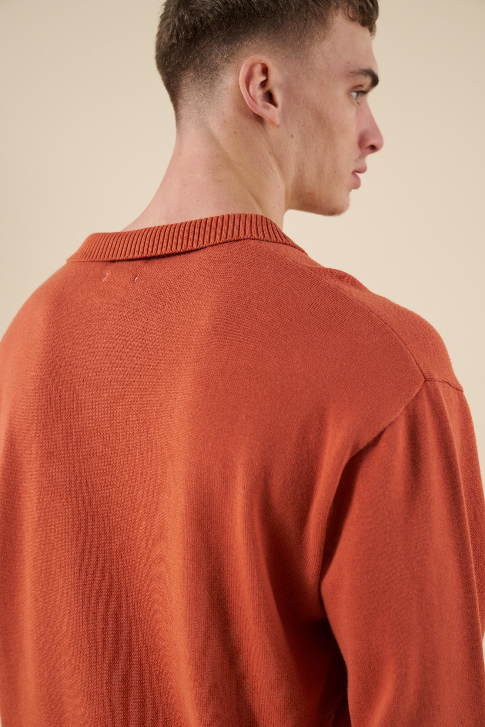 TROPEZ KNIT POLO SWEATER