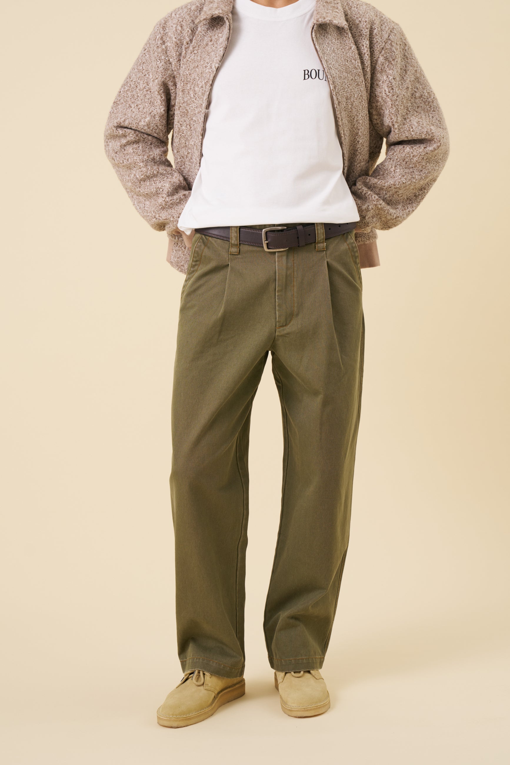 HEAVY CANVAS WORKWEAR TROUSER - NAVY