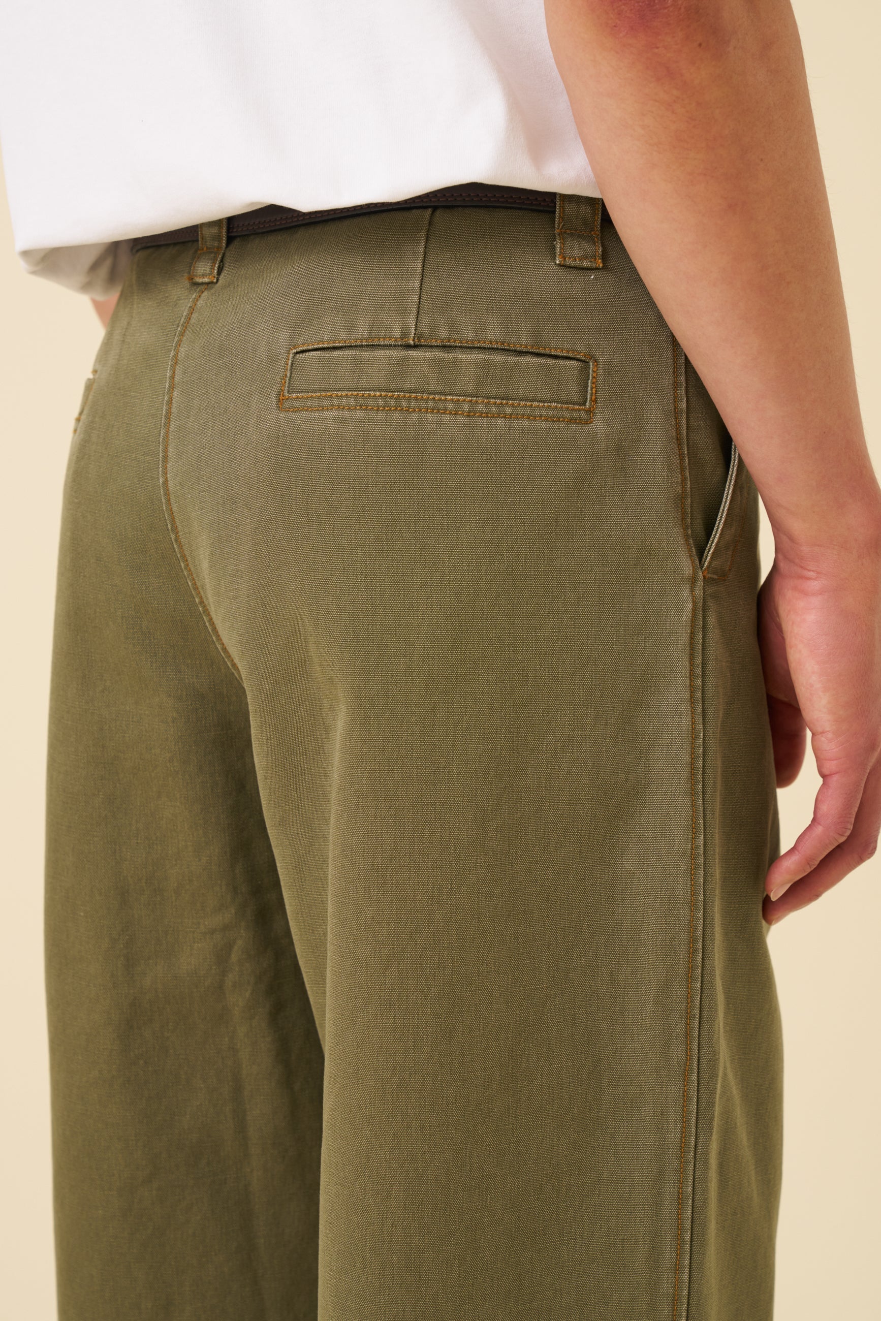 HEAVY CANVAS WORKWEAR TROUSER - NAVY