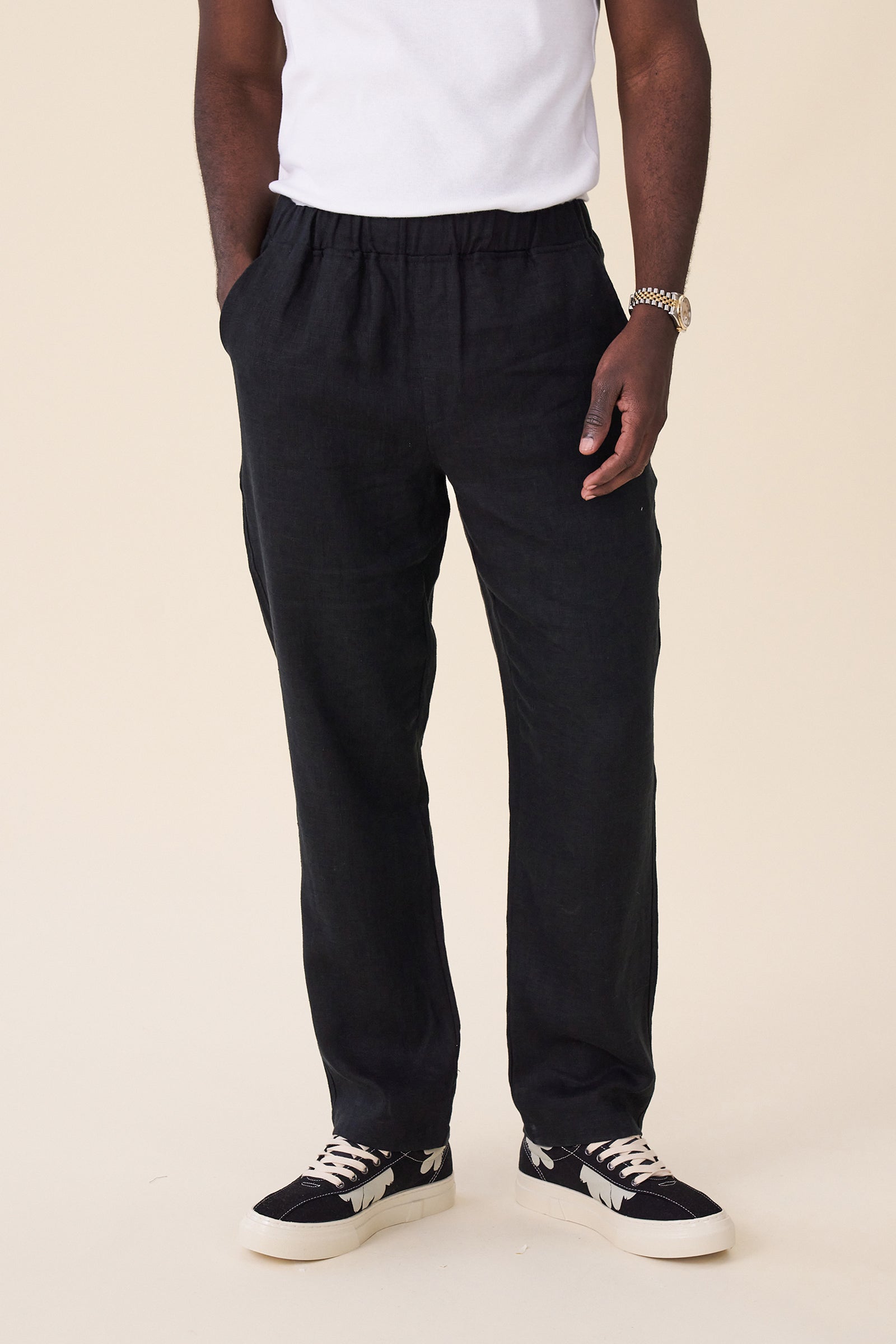 RELAXED LINEN TROUSERS