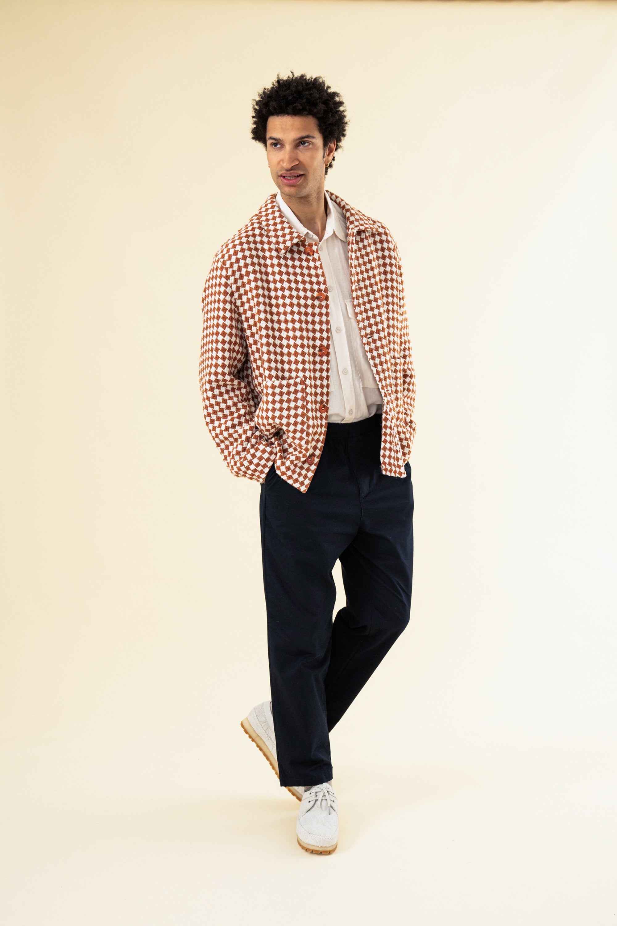 WILLIAM STAPLE COTTON TROUSER