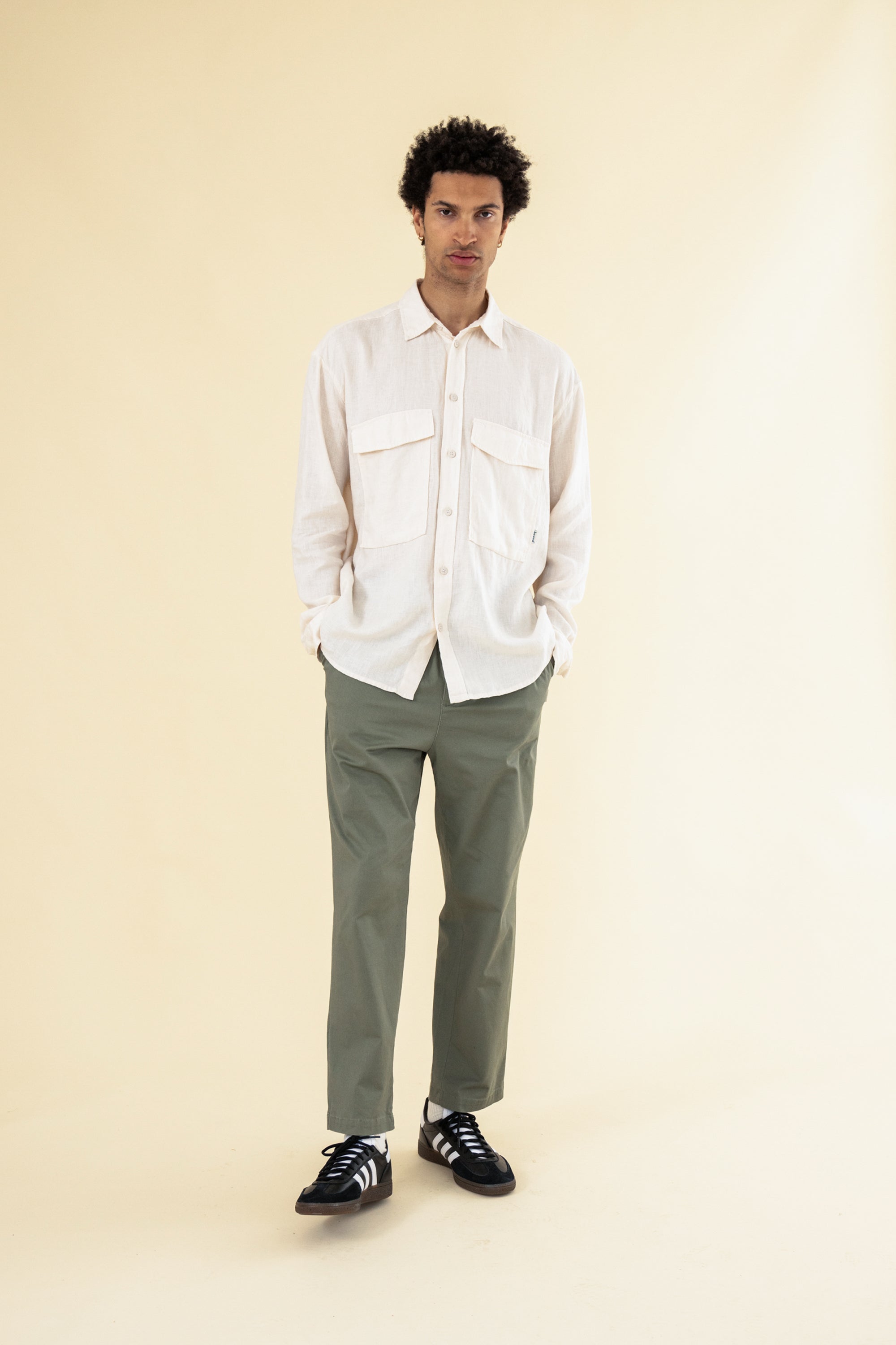WILLIAM STAPLE COTTON TROUSER