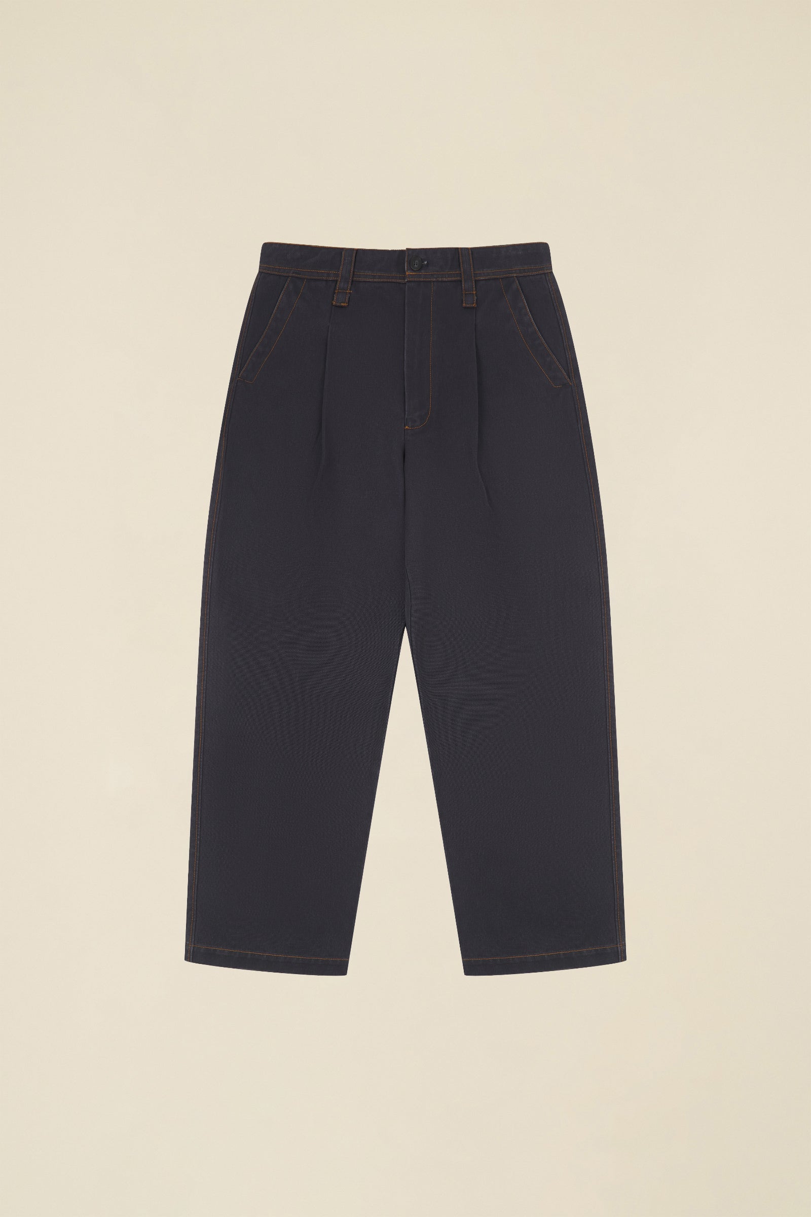 HEAVY CANVAS WORKWEAR TROUSER - NAVY