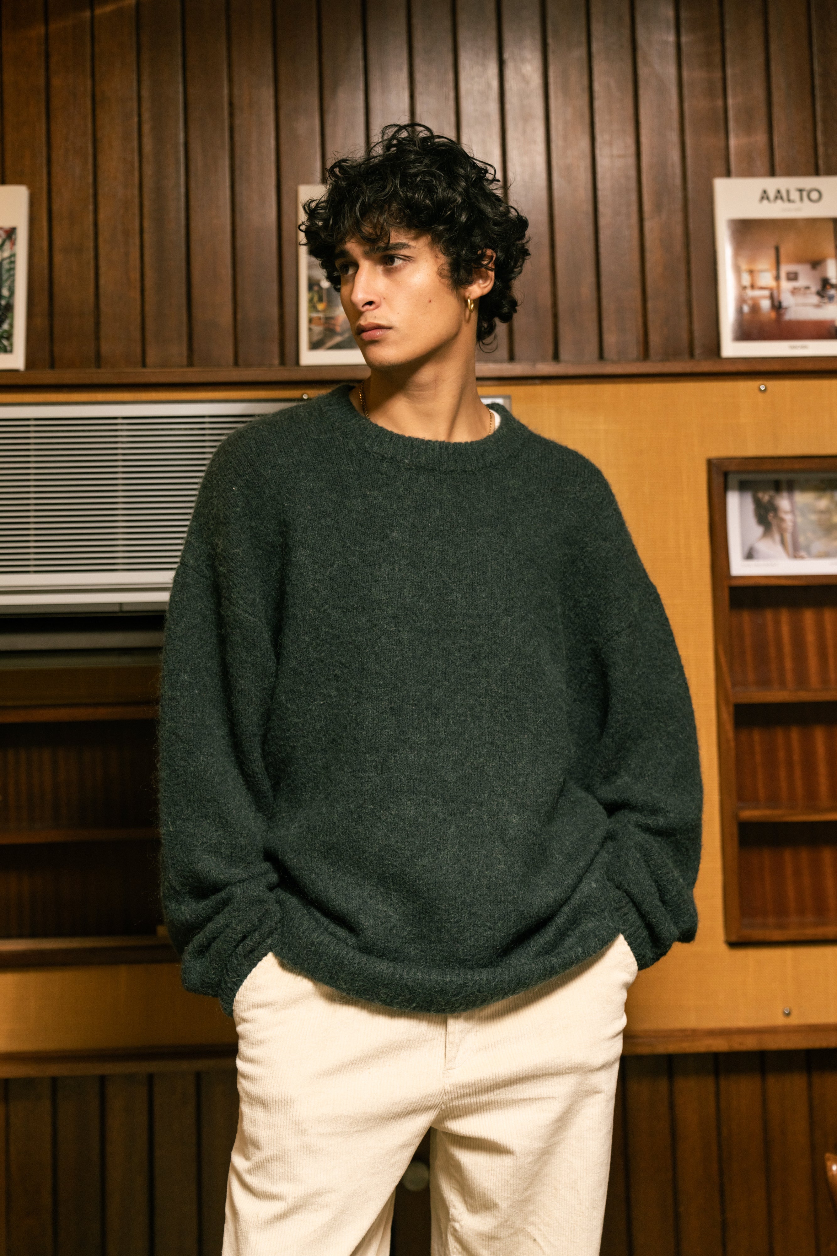 BAXTER MOHAIR BLEND SWEATER