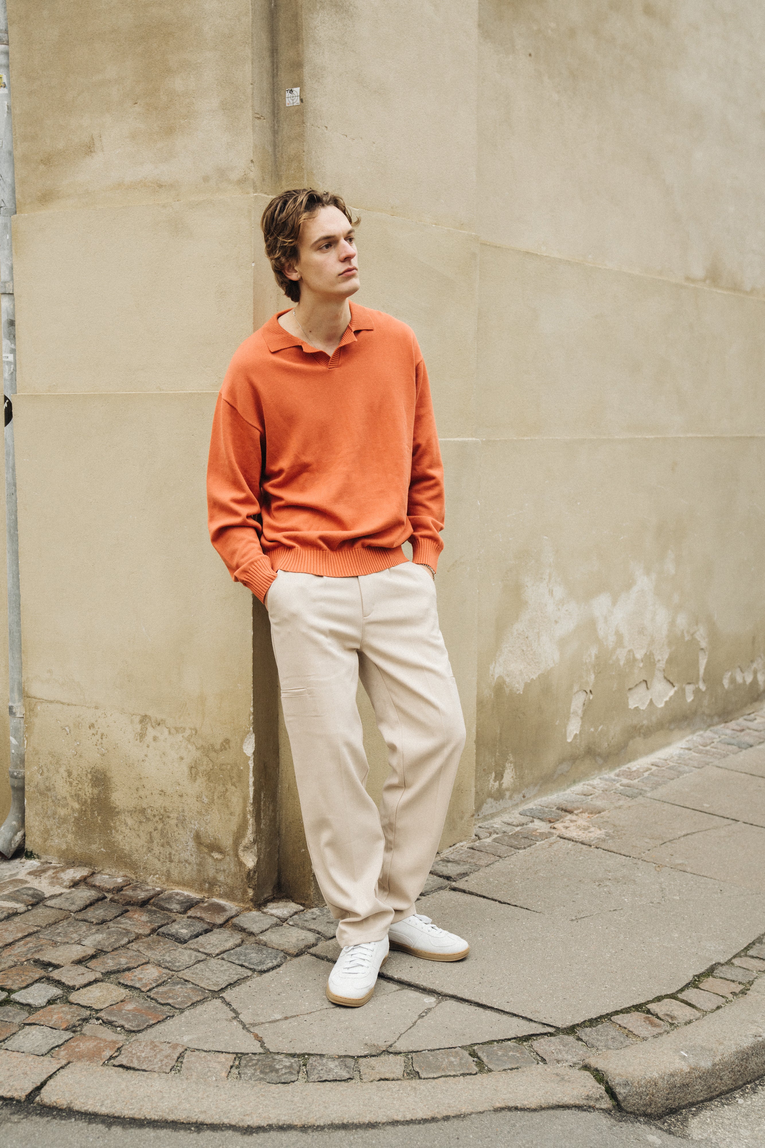 TROPEZ KNIT POLO SWEATER