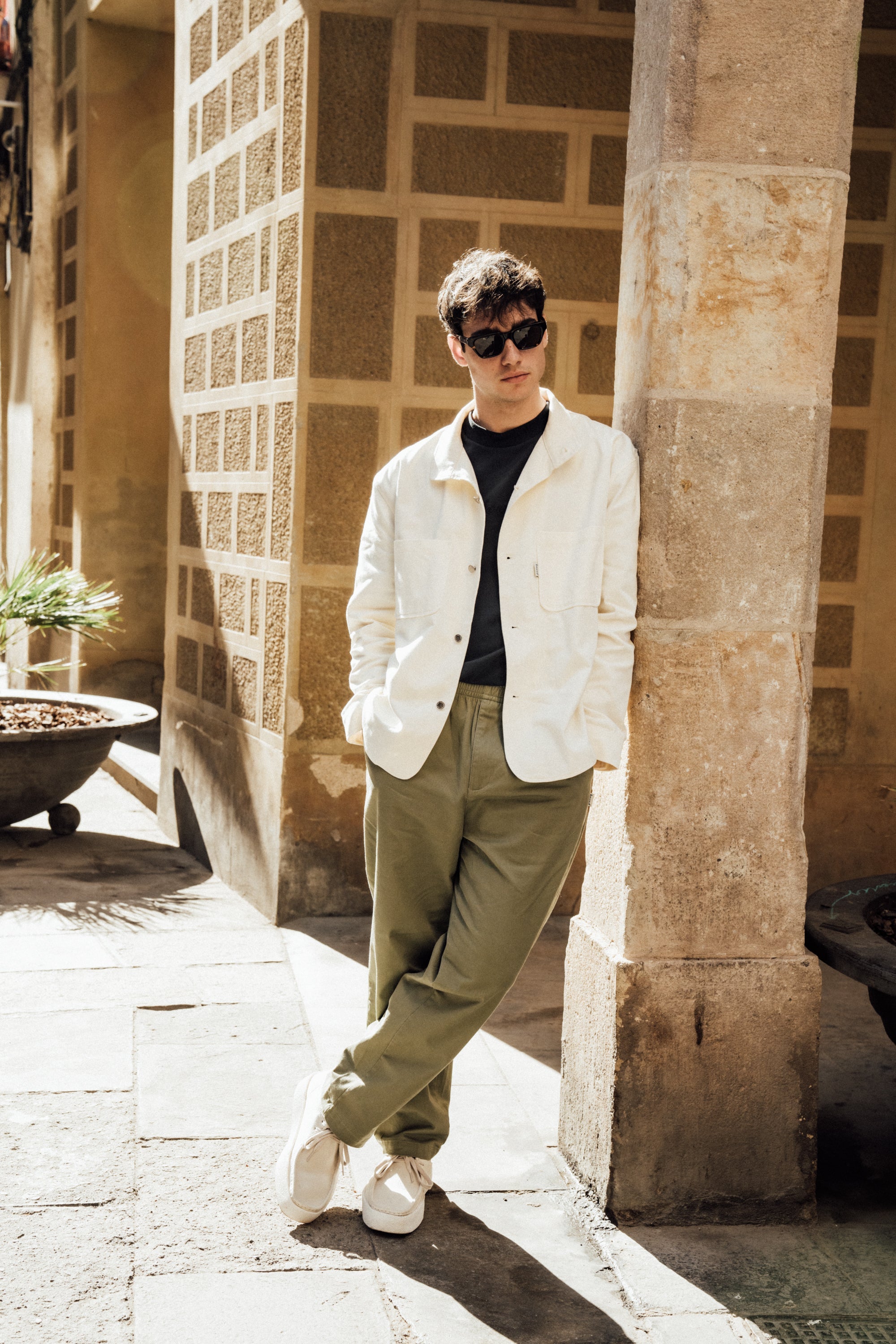 WILLIAM STAPLE COTTON TROUSER