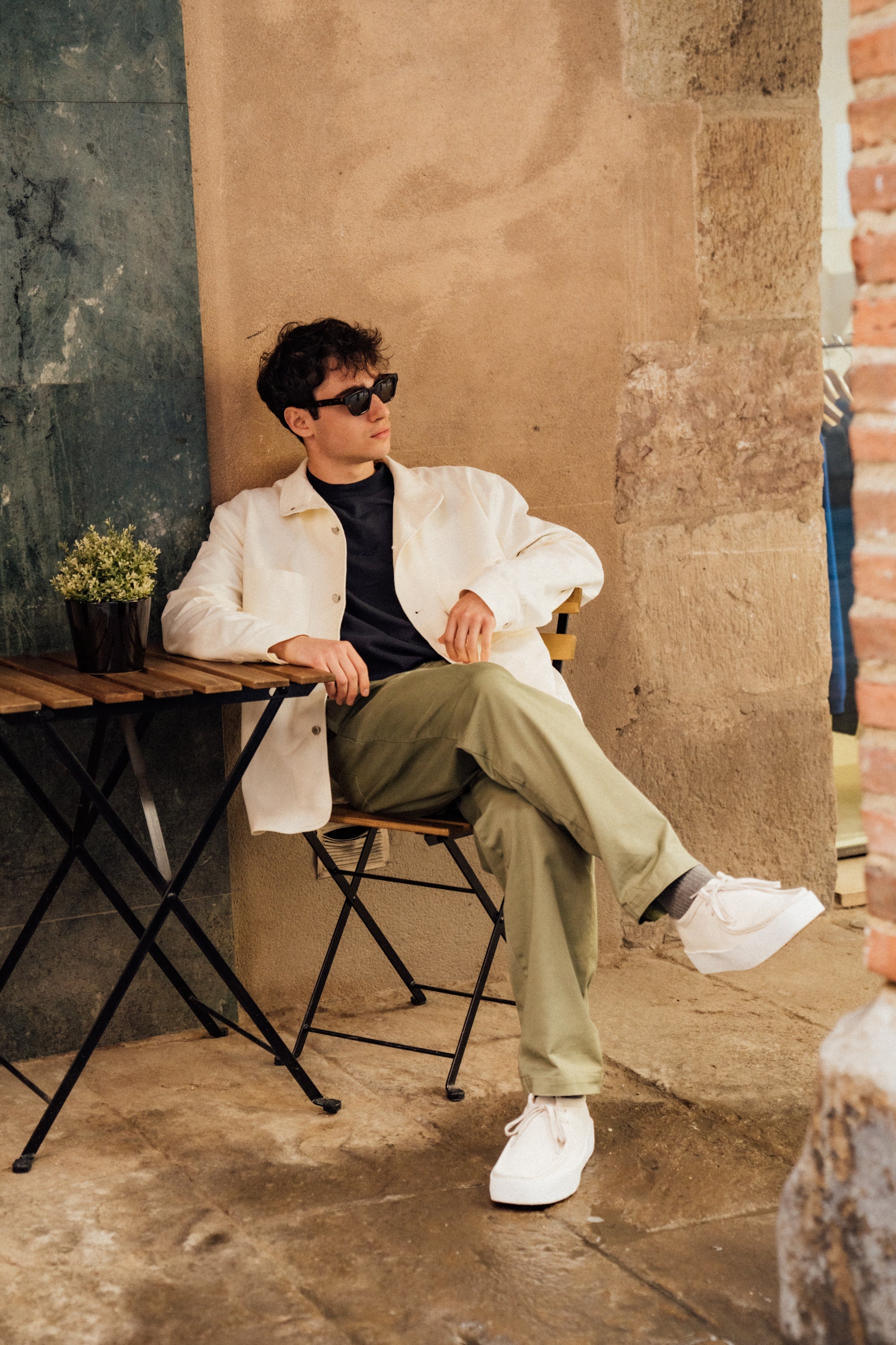 WILLIAM STAPLE COTTON TROUSER