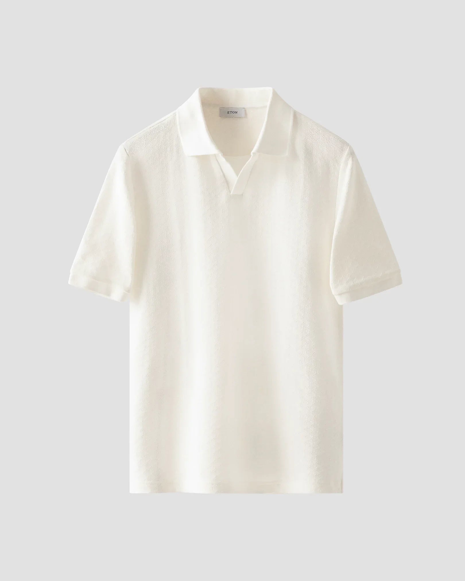 Eton Diamond Jaquard Polo Shirt