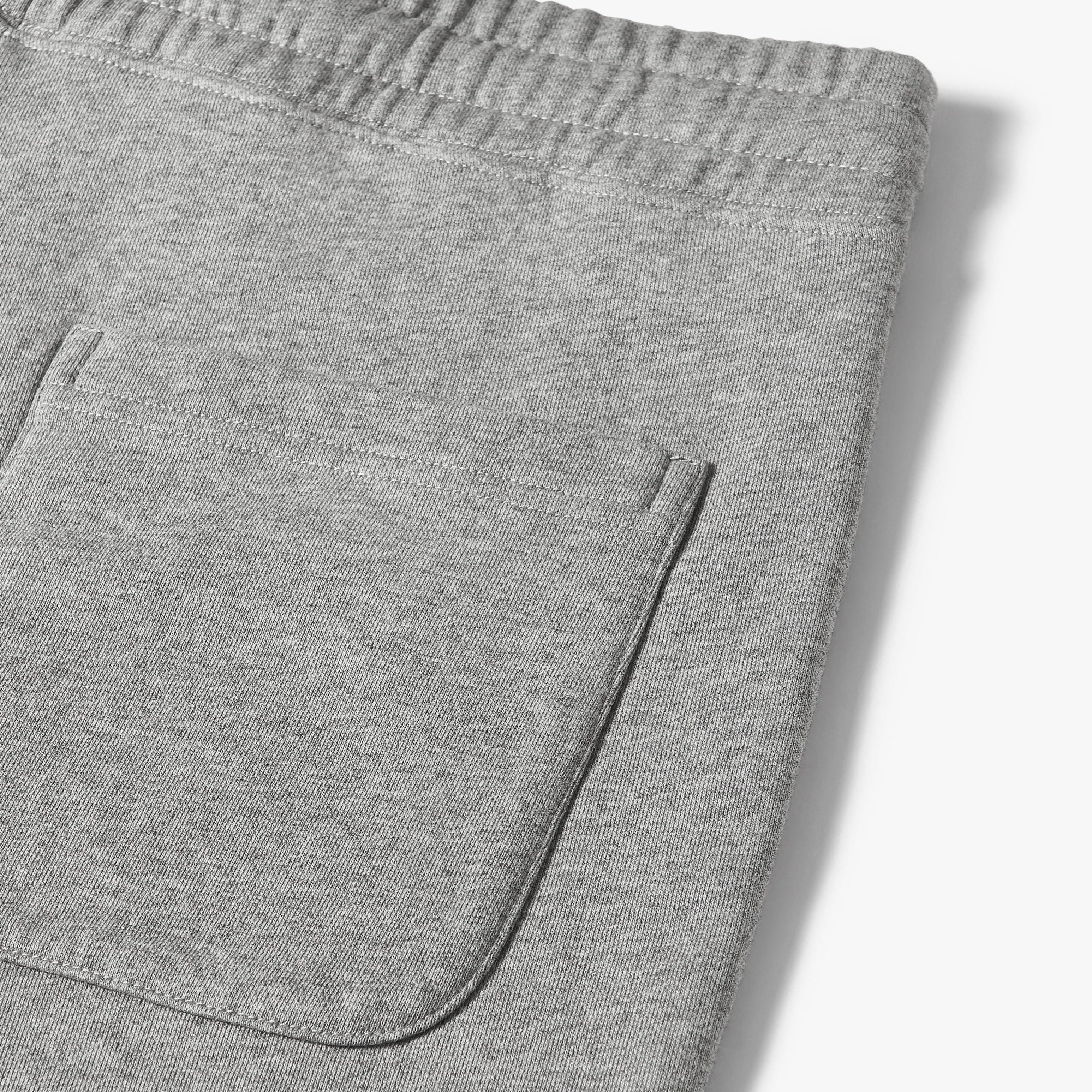 Organic Cotton Fleece Shorts Navy