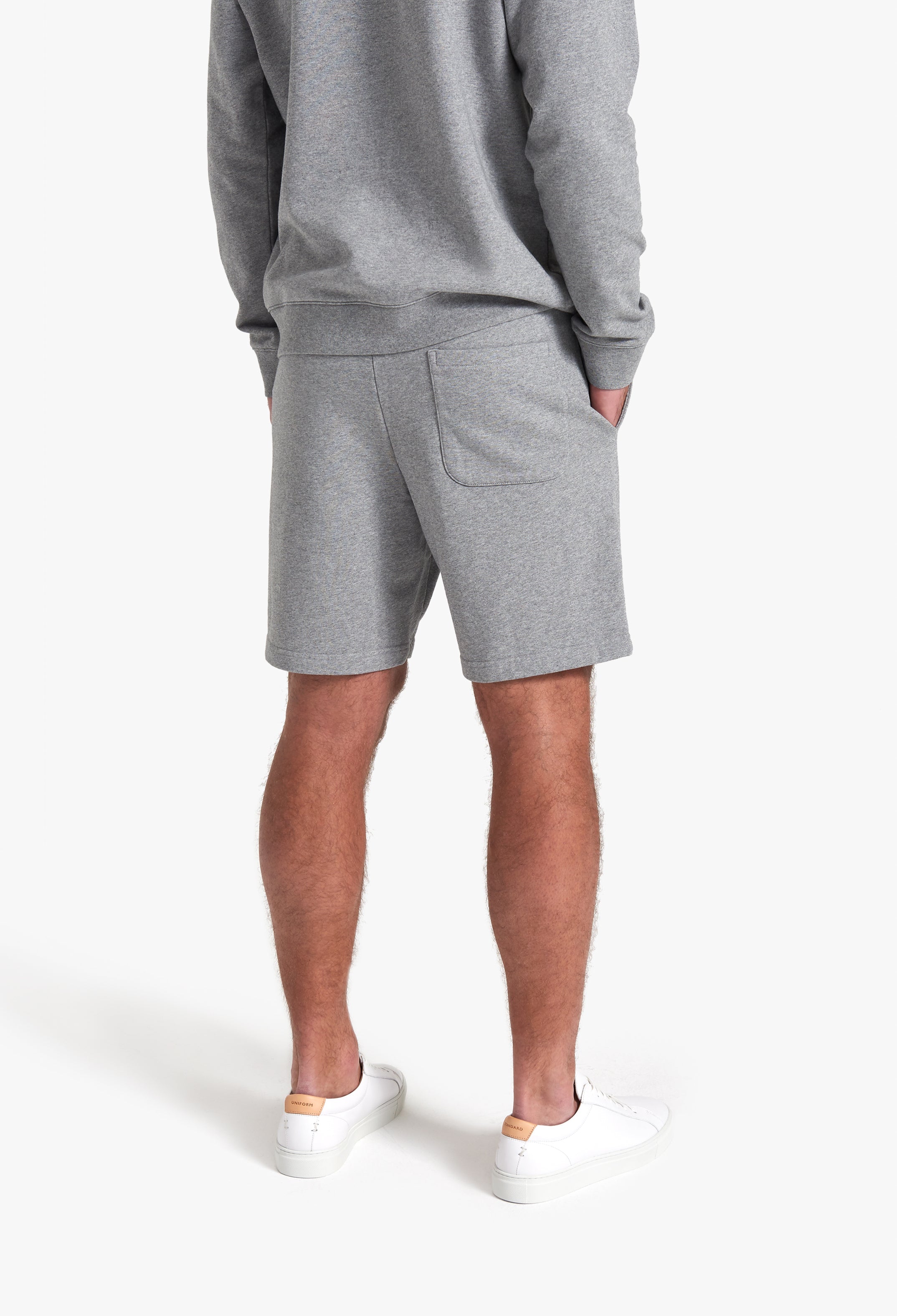 Organic Cotton Fleece Shorts Navy