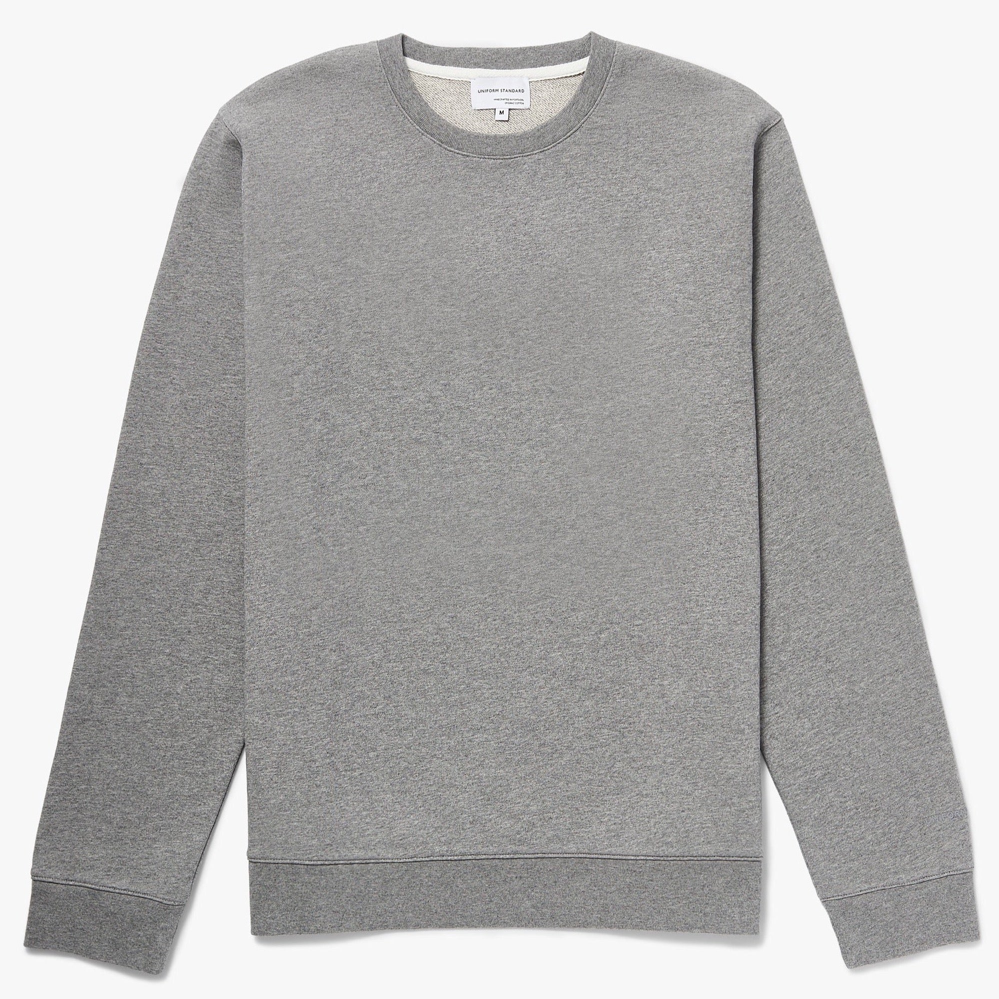 Organic Cotton Fleece Sweatshirt Black