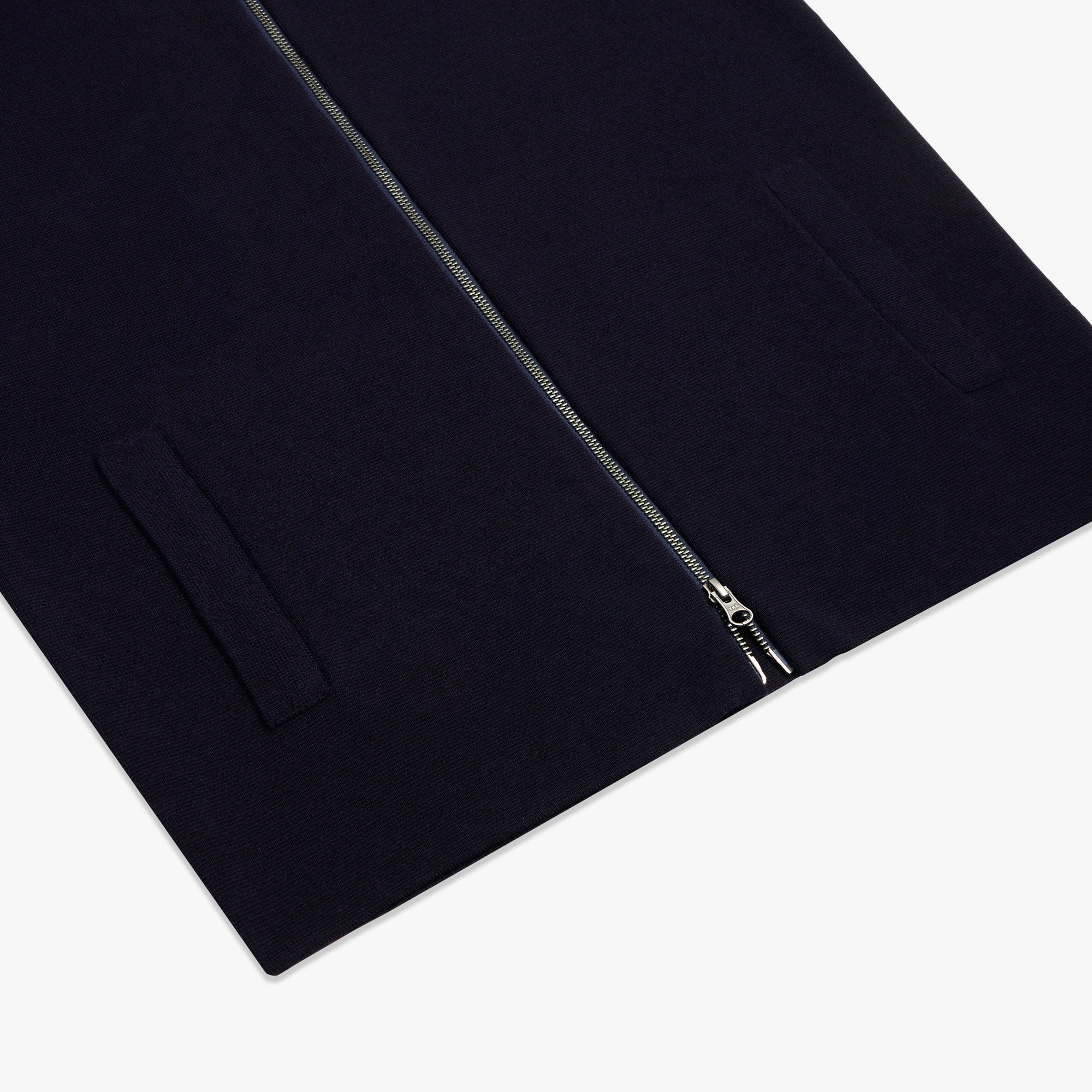 Merino Wool Full Zip Cardigan Mens