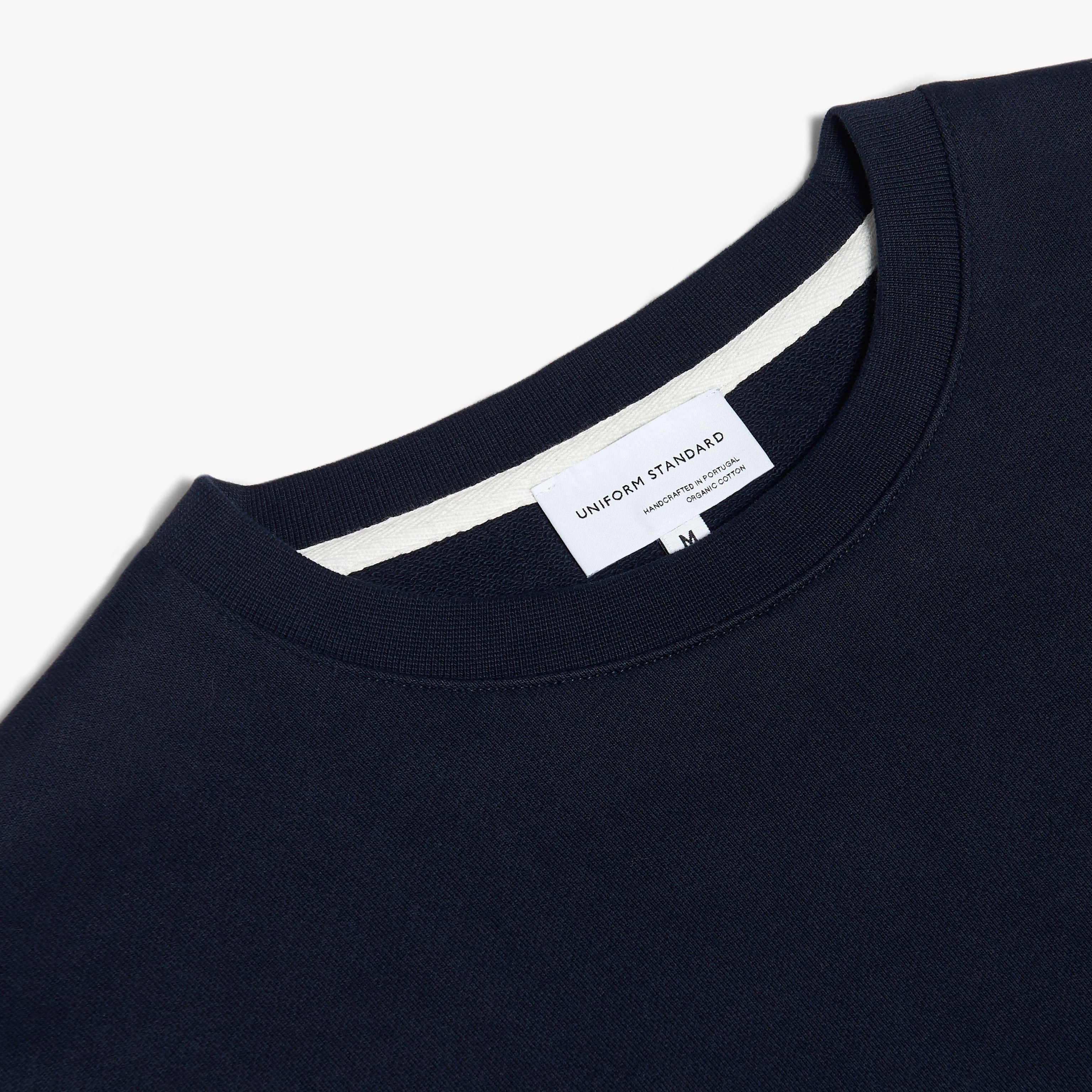 Organic Cotton Fleece Sweatshirt Black