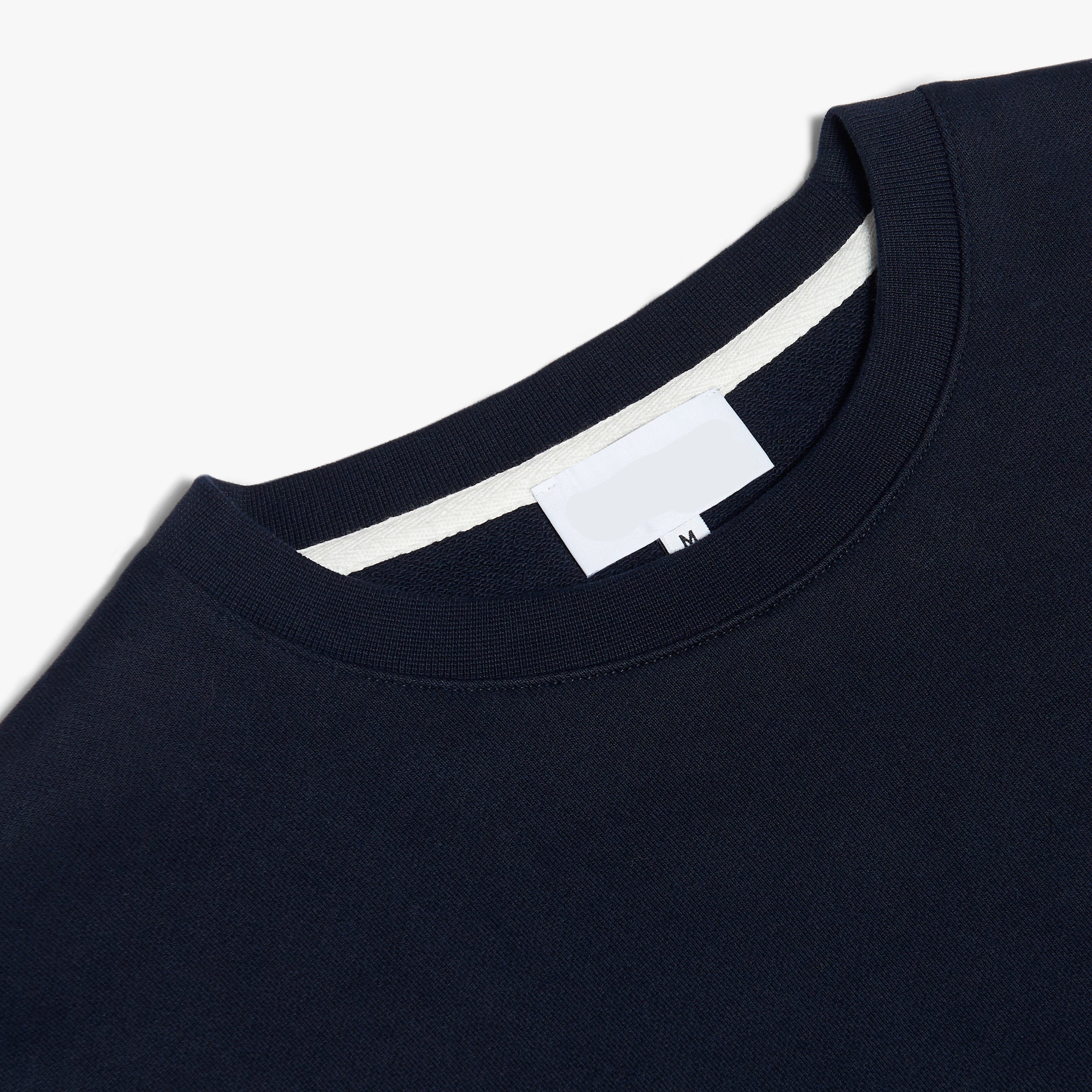 Organic Cotton Fleece Sweatshirt Black