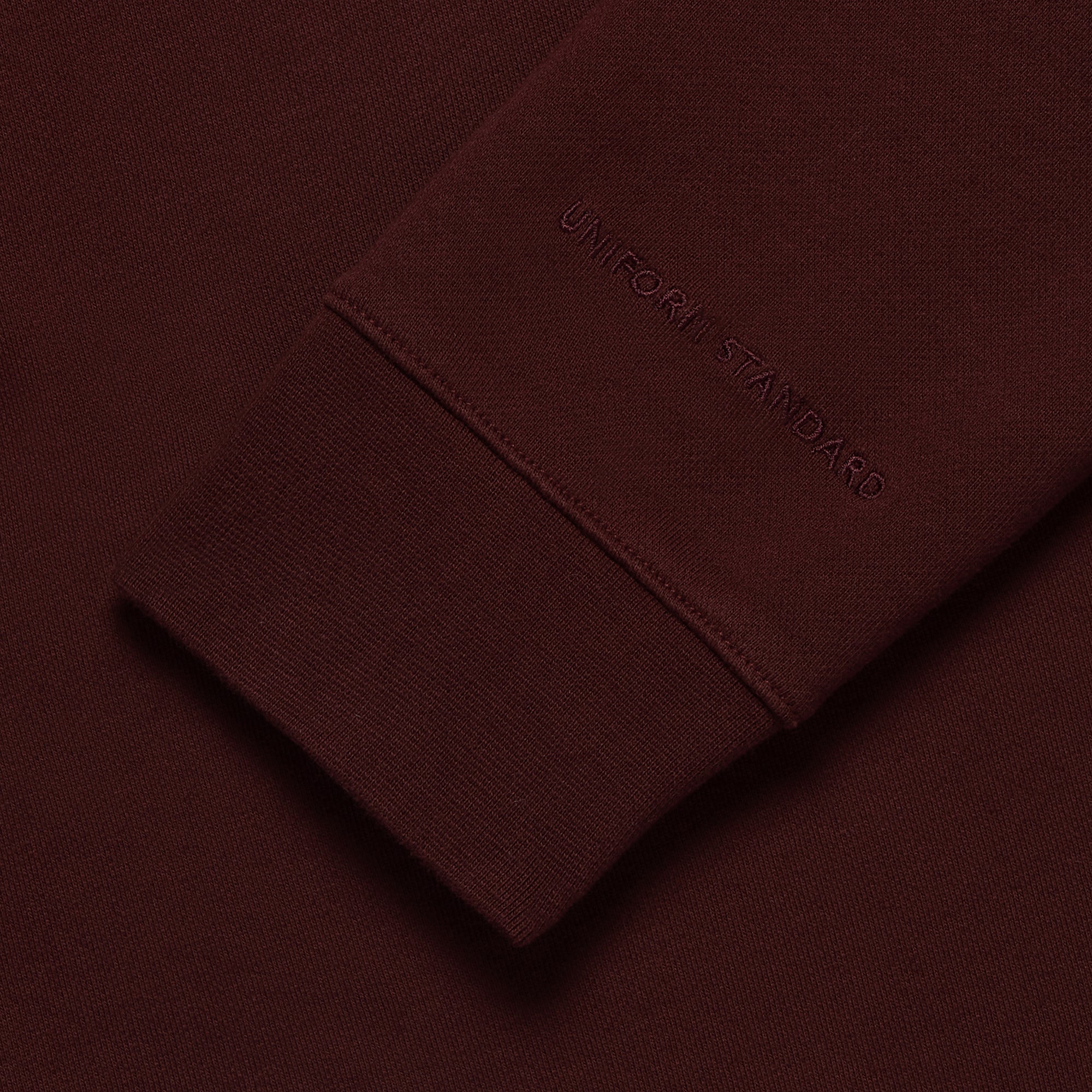 Organic Cotton Fleece Sweatshirt Black