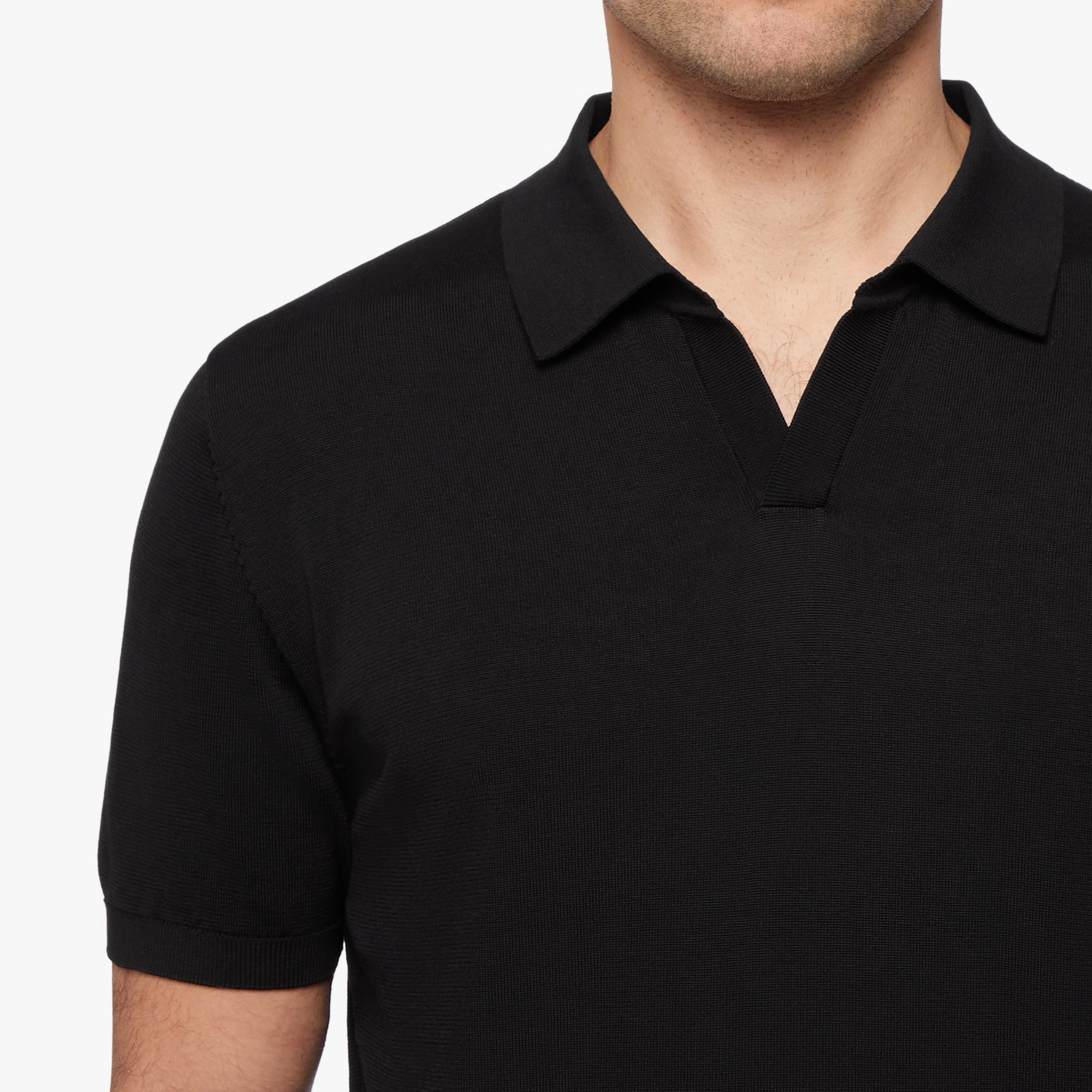 Cotton Silk Relaxed Polo Mens