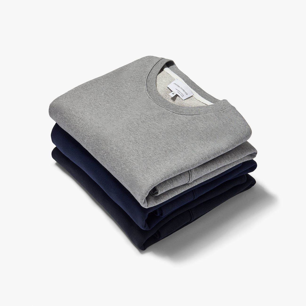 Organic Cotton Fleece Sweatshirt Black