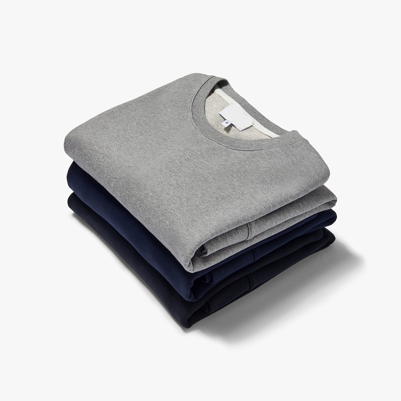 Organic Cotton Fleece Sweatshirt Black