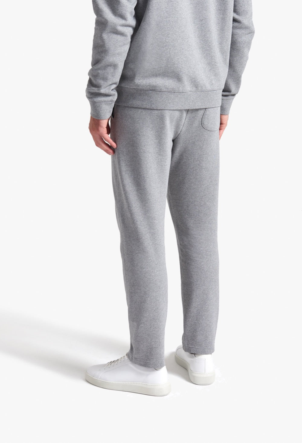 Organic Cotton Fleece Sweatpants Black