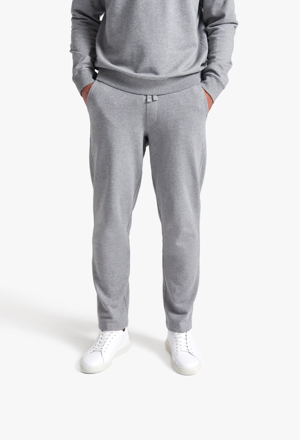 Organic Cotton Fleece Sweatpants Black