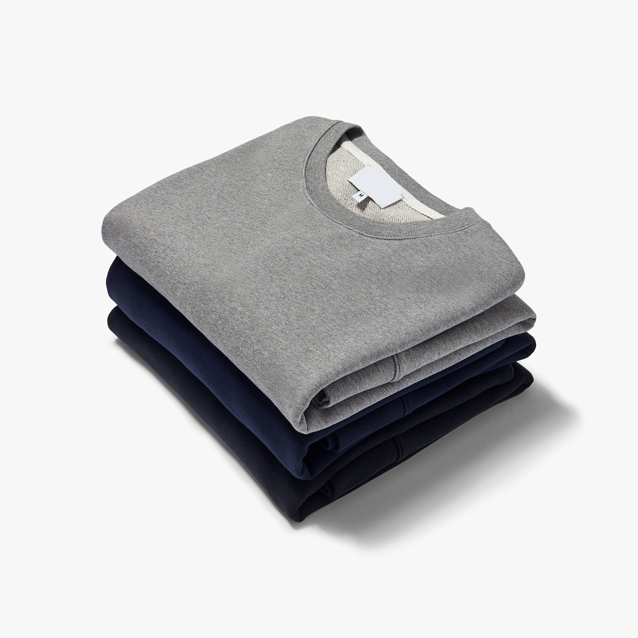 Organic Cotton Fleece Sweatshirt Black