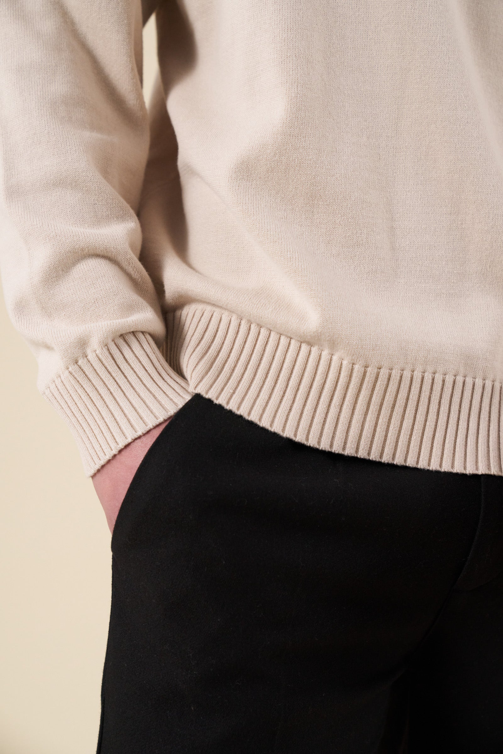 TROPEZ KNIT POLO SWEATER