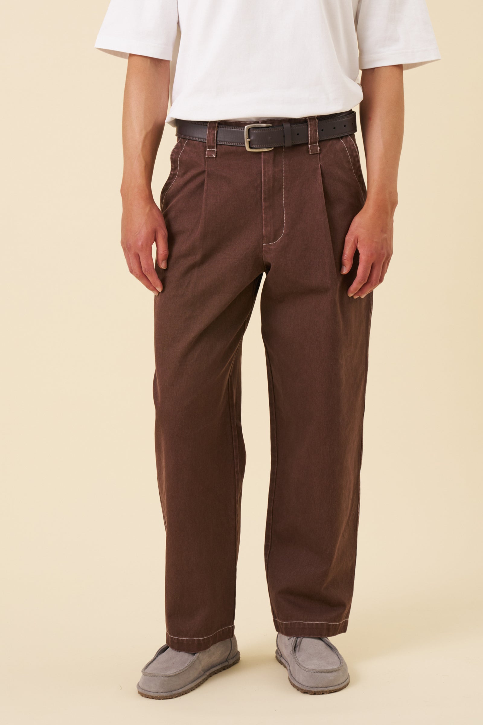 HEAVY CANVAS WORKWEAR TROUSER - NAVY