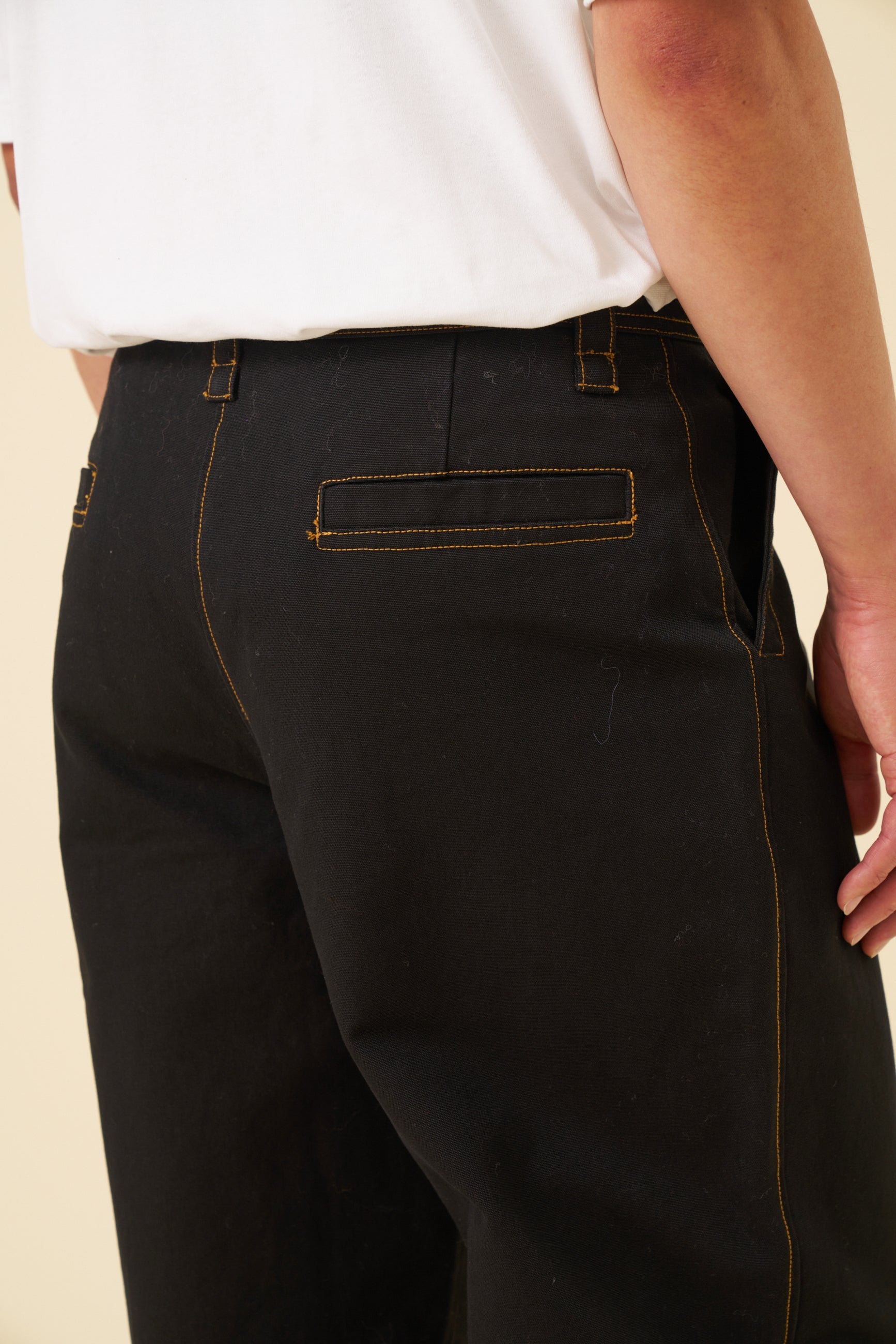 HEAVY CANVAS WORKWEAR TROUSER - NAVY