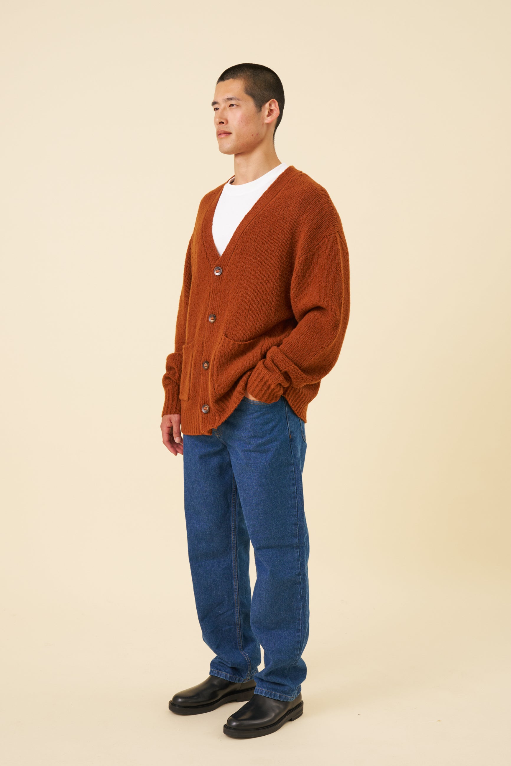 ROASTED ROOTS  WOOL CARDIGAN