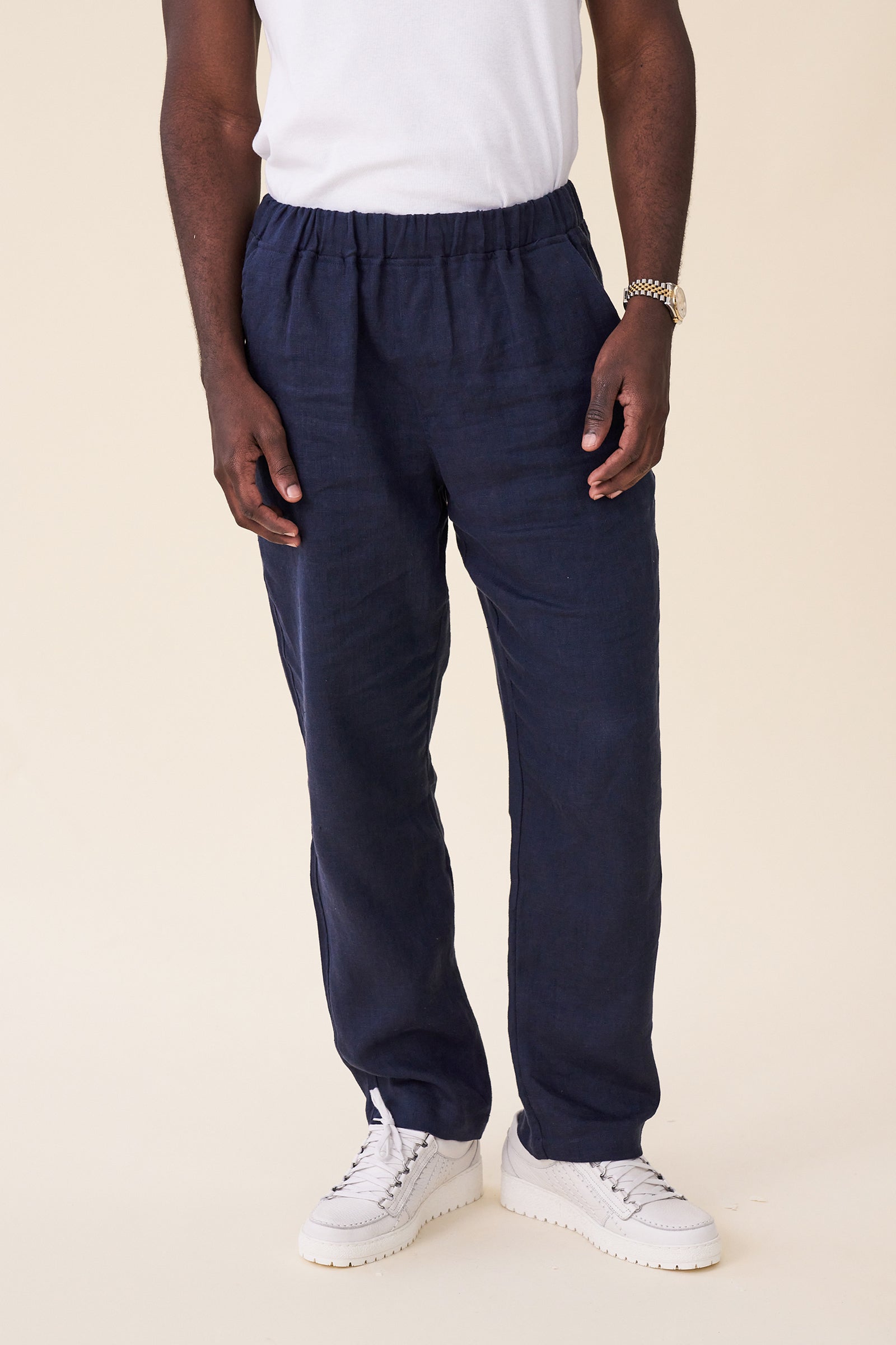 RELAXED LINEN TROUSERS
