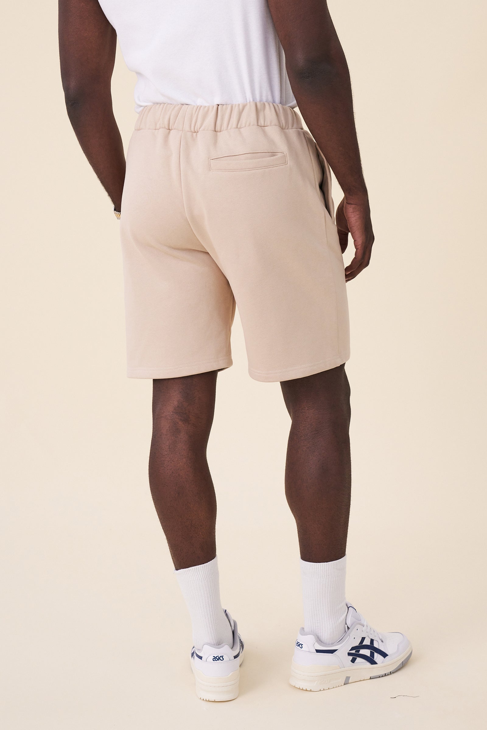 SCRIPT JOGGER SHORTS - MID GREY