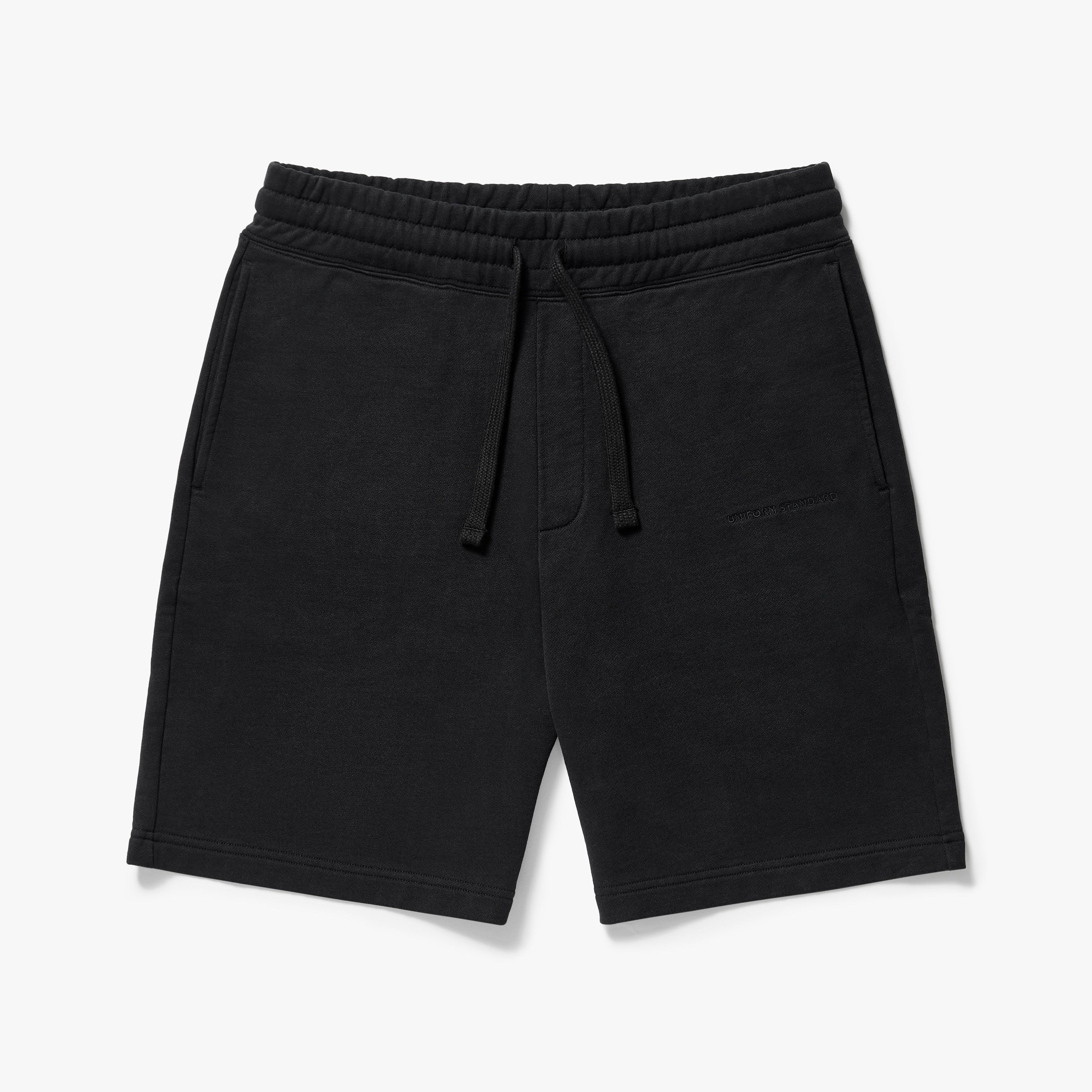 Organic Cotton Fleece Shorts Navy