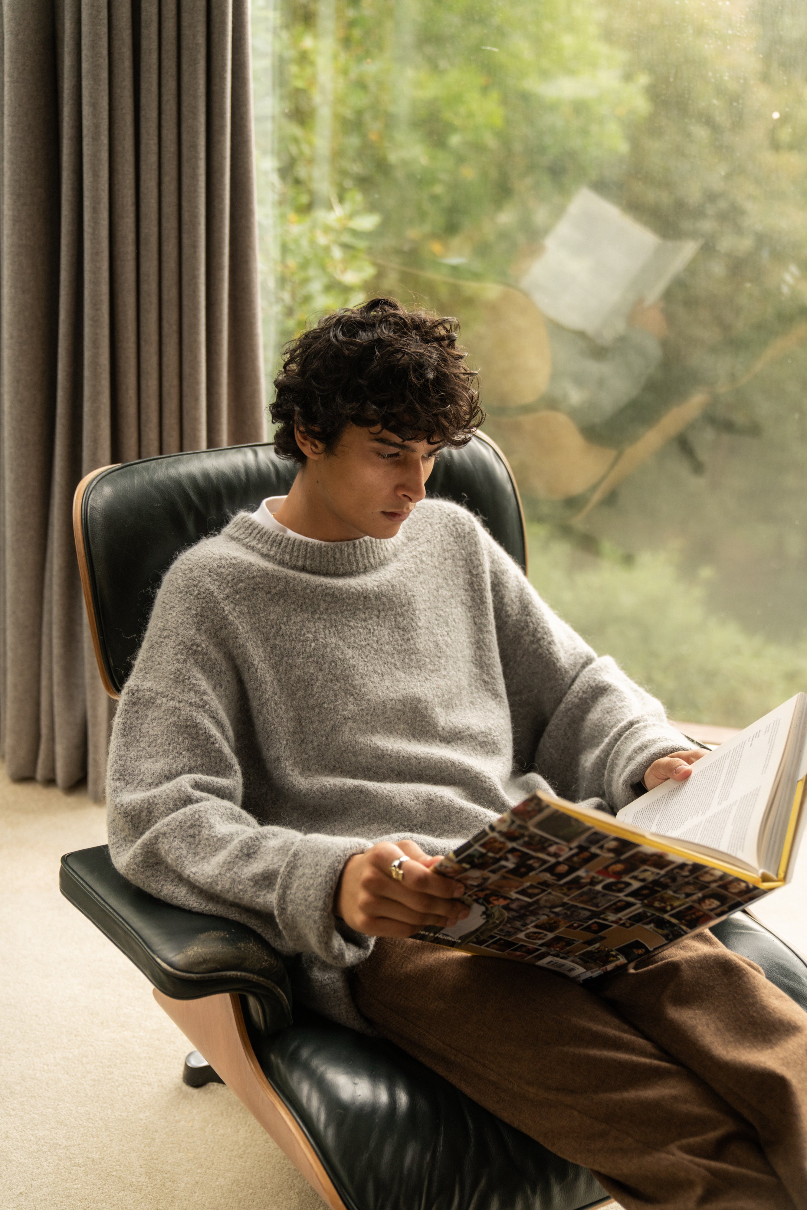 BAXTER MOHAIR BLEND SWEATER