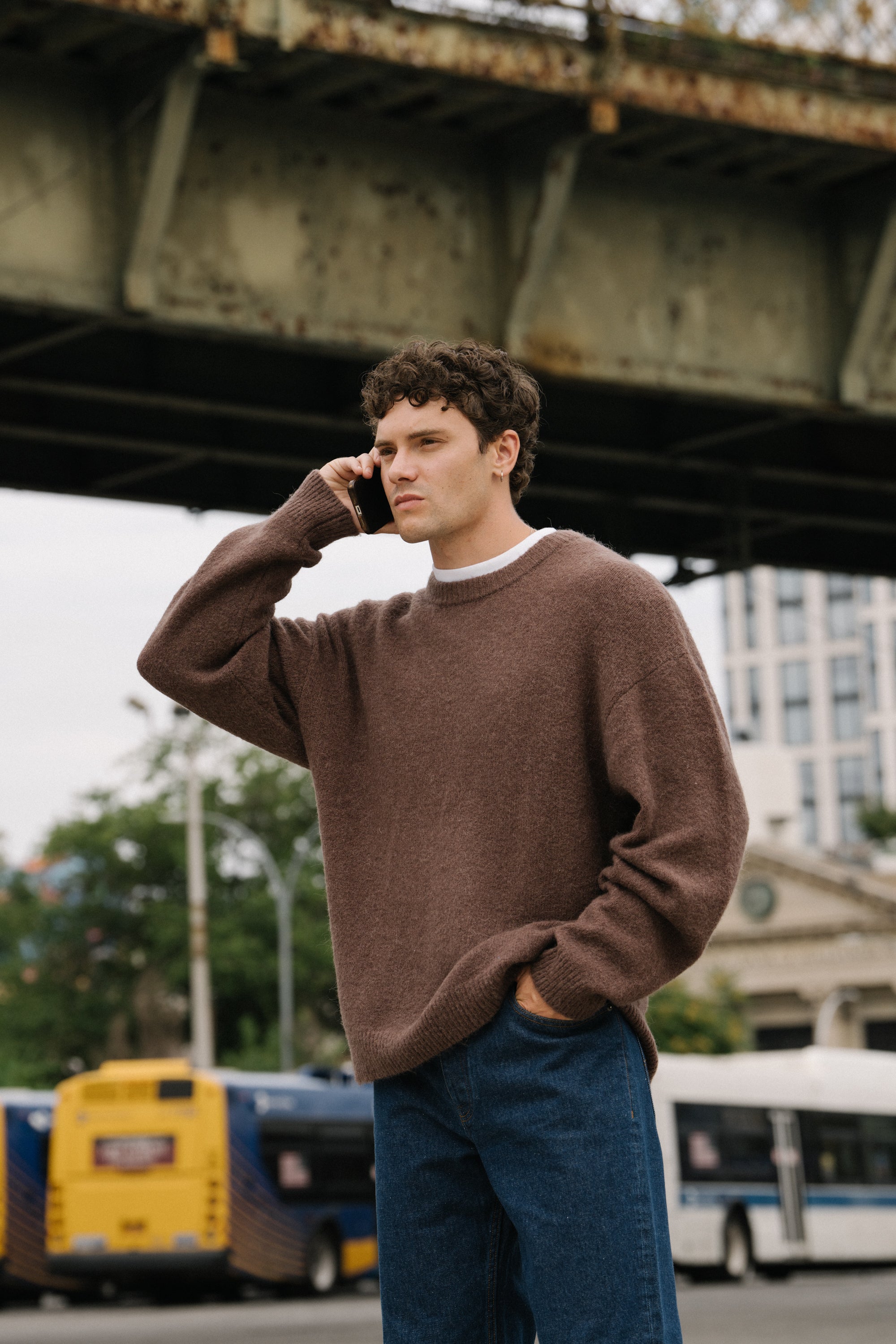 BAXTER MOHAIR BLEND SWEATER