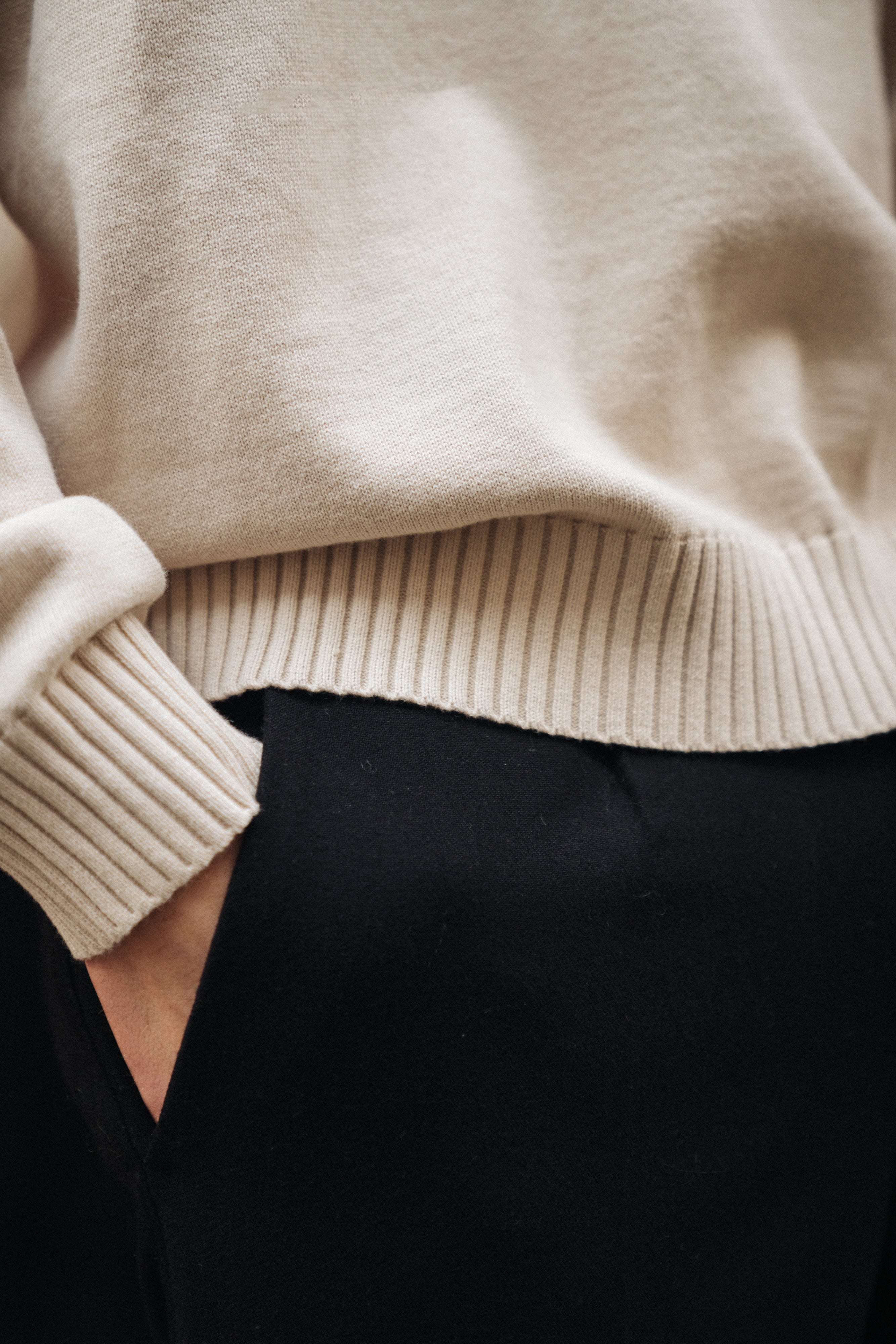 TROPEZ KNIT POLO SWEATER