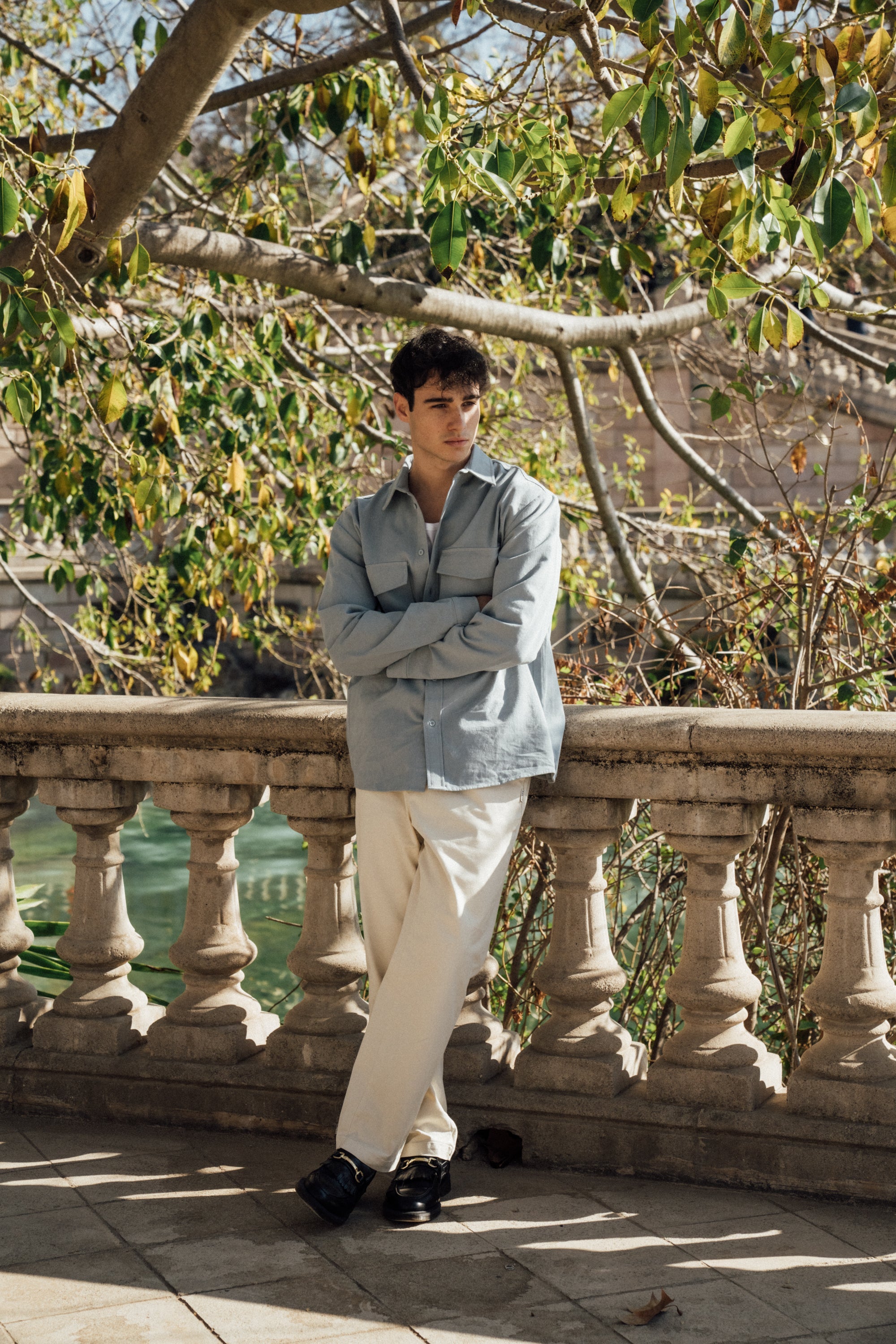 WILLIAM STAPLE COTTON TROUSER