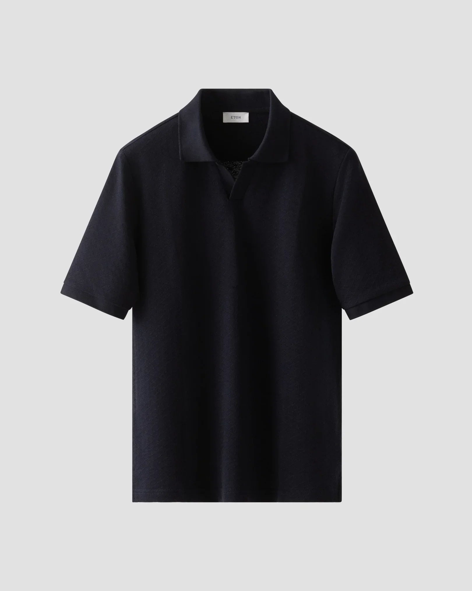 Eton Diamond Jaquard Polo Shirt
