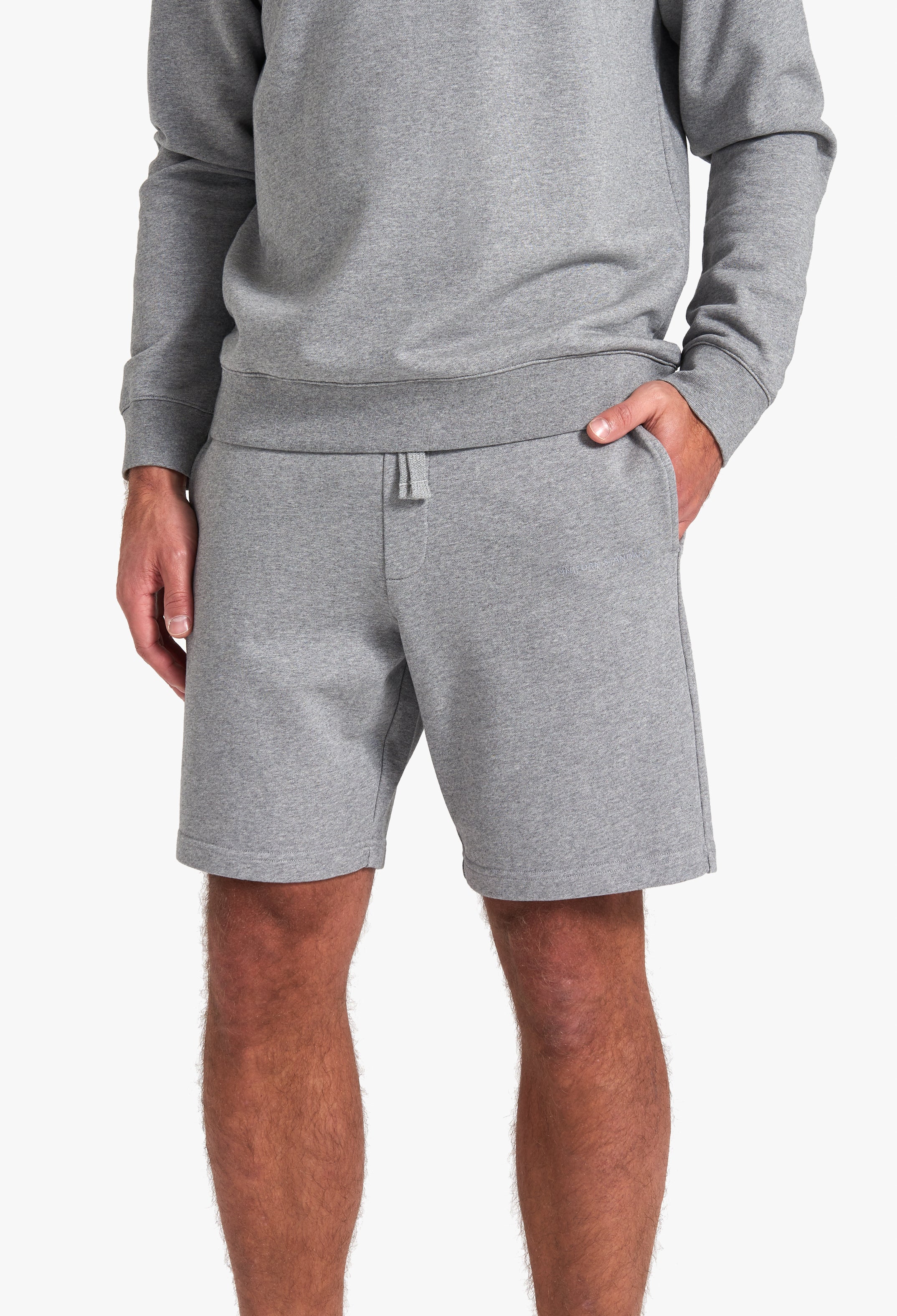 Organic Cotton Fleece Shorts Navy
