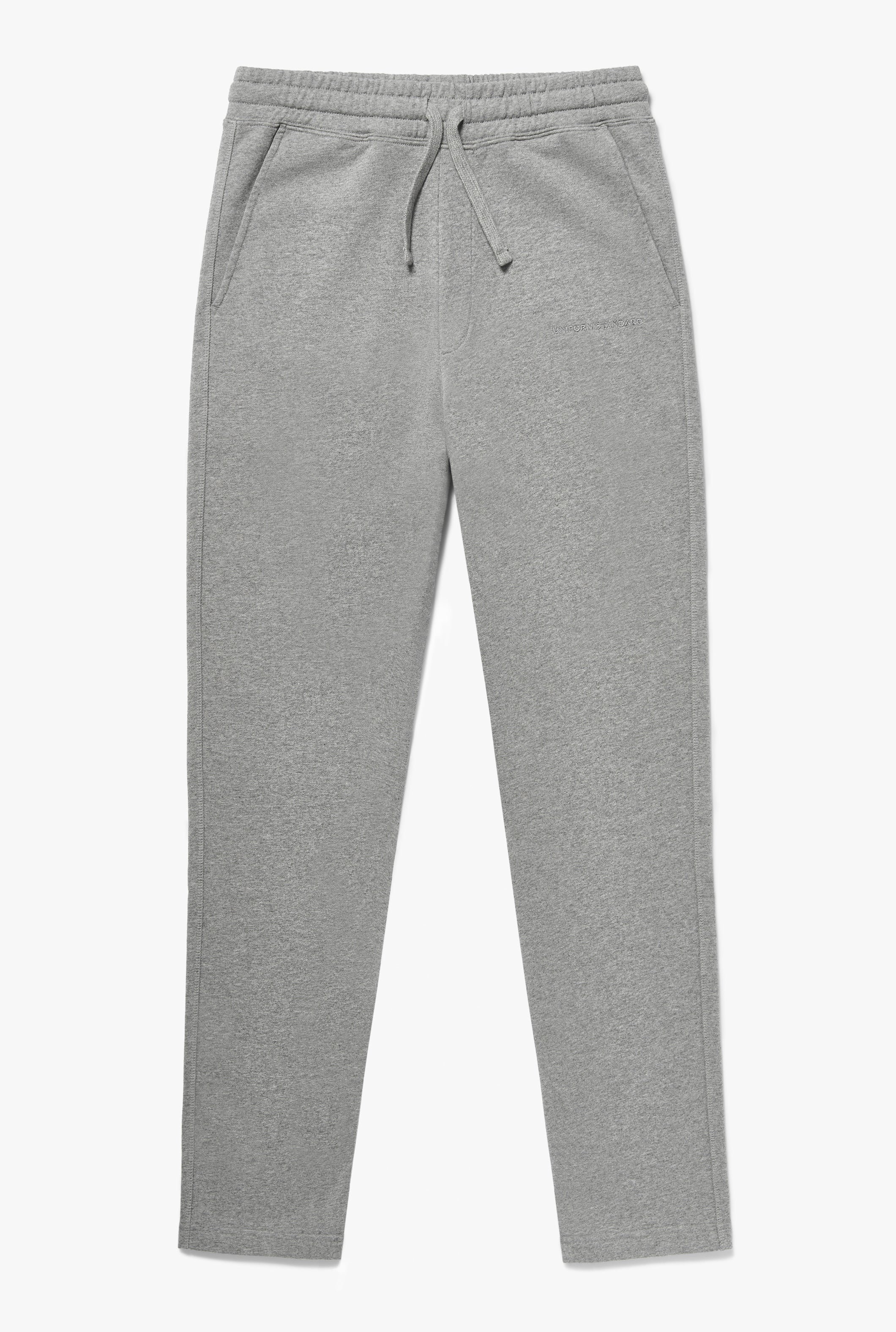 Organic Cotton Fleece Sweatpants Black