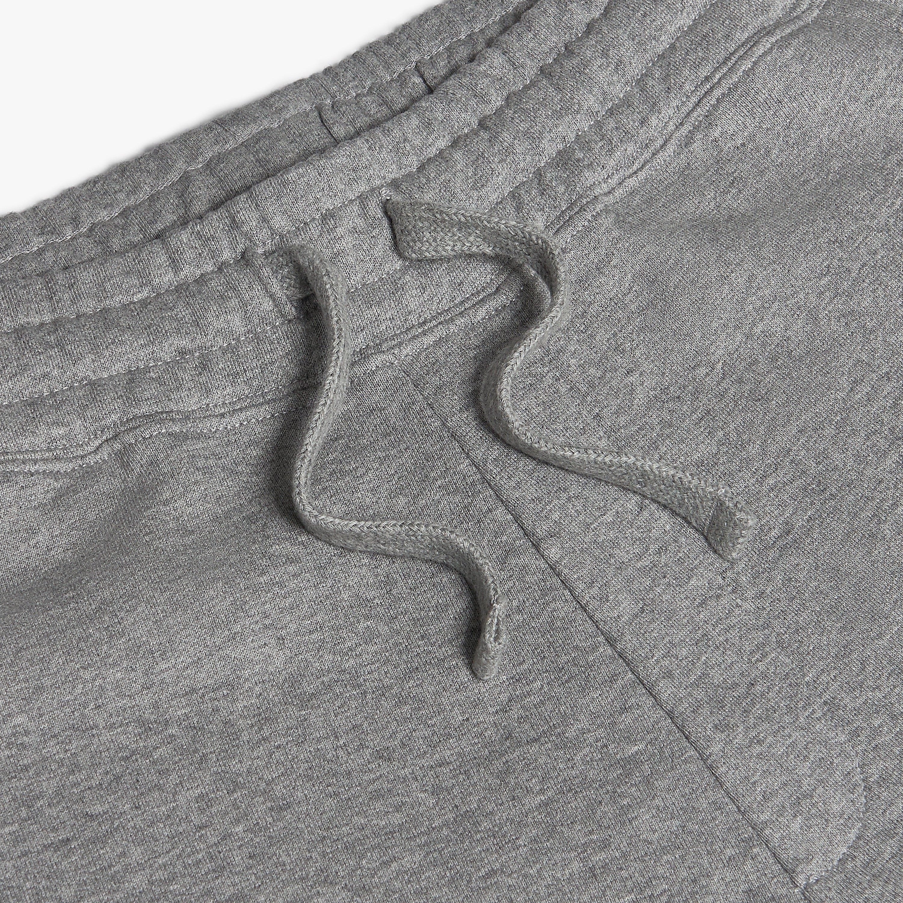 Organic Cotton Fleece Sweatpants Black