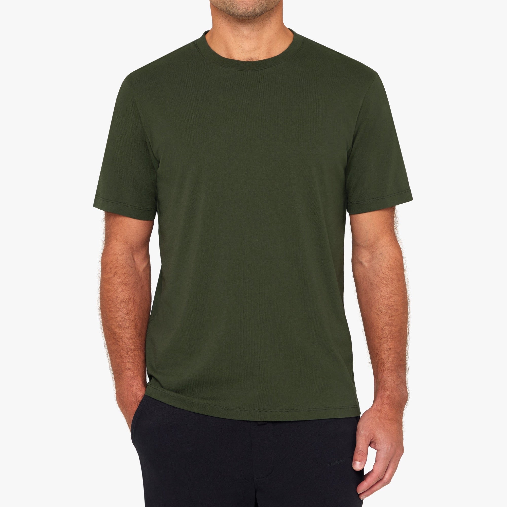 Supima Cotton T-Shirt Steel Mens