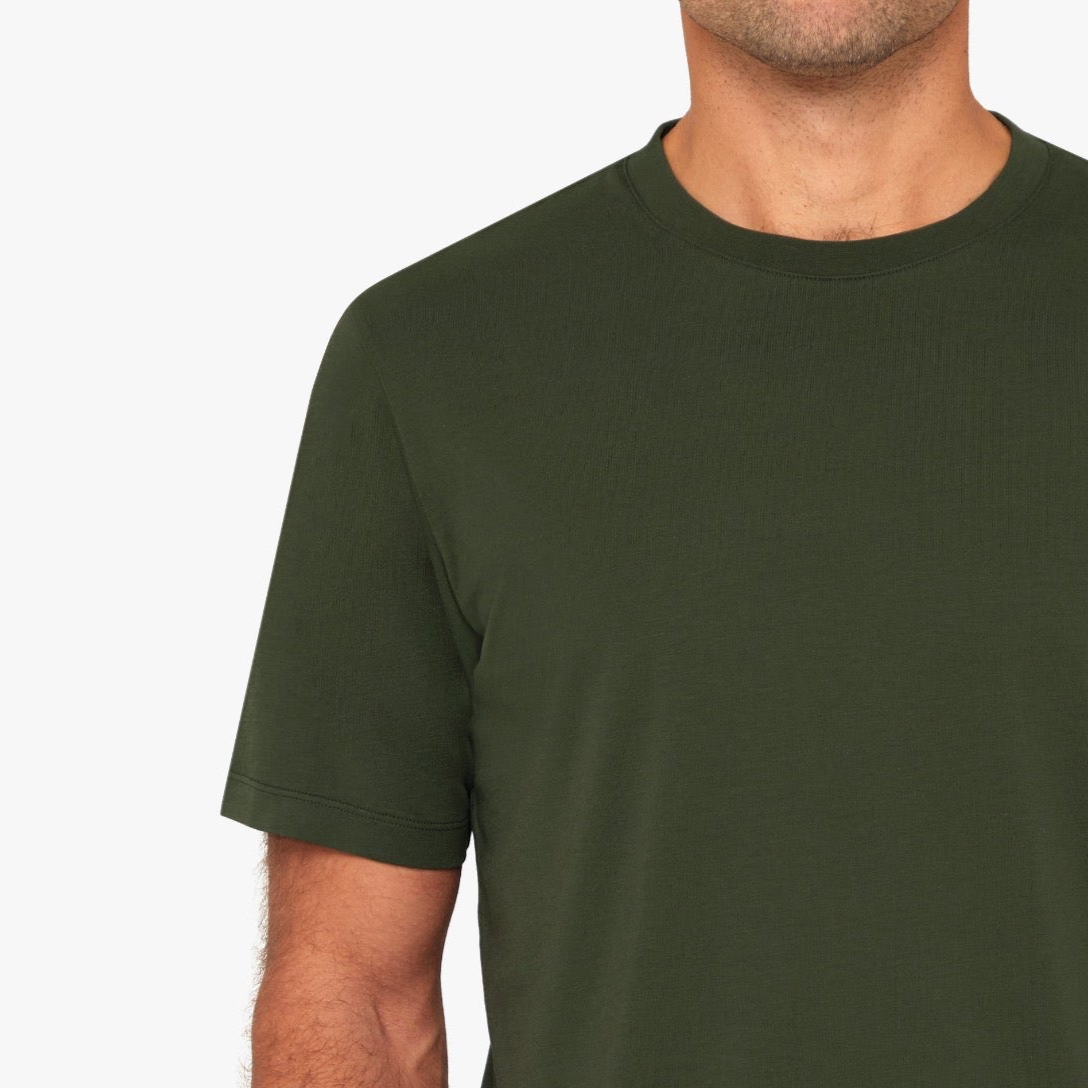 Supima Cotton T-Shirt Steel Mens