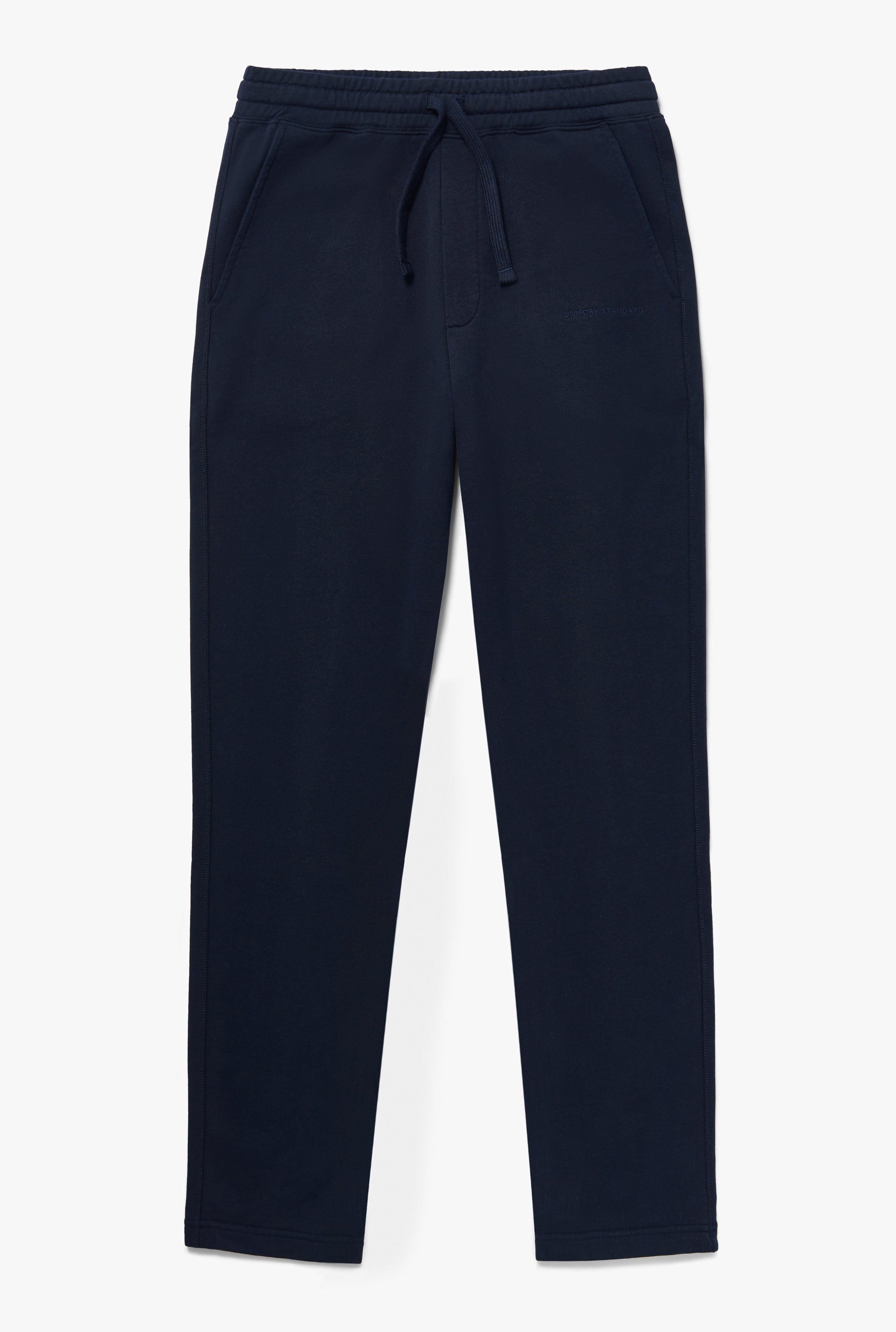 Organic Cotton Fleece Sweatpants Black