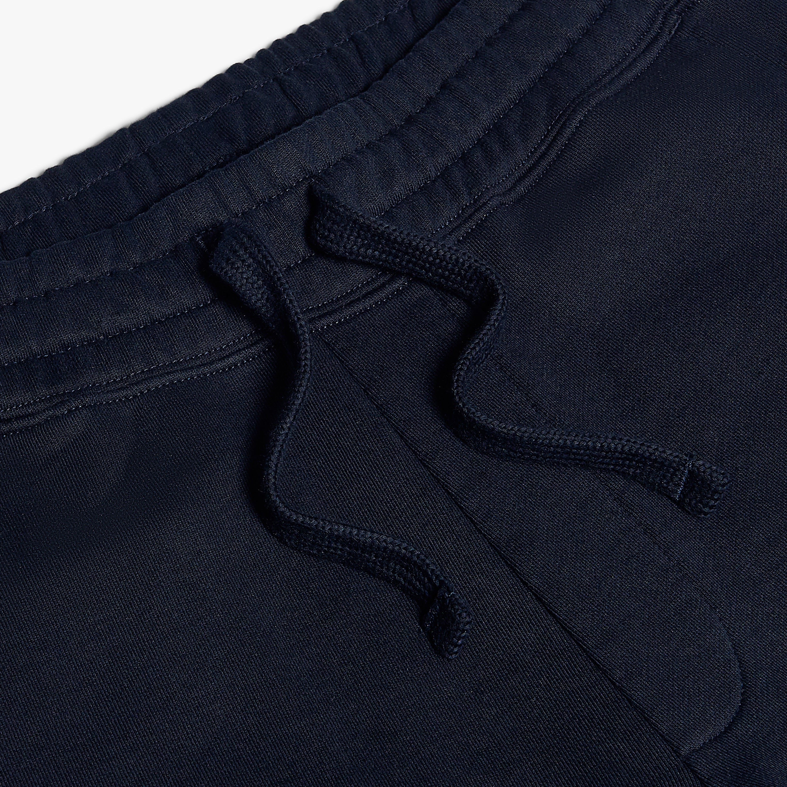 Organic Cotton Fleece Sweatpants Black